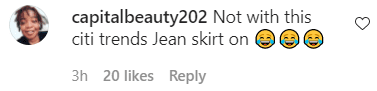 A fan's comment about Jennifer Hudson's fashion choices | Source: Instagram.com/fashionbombdaily