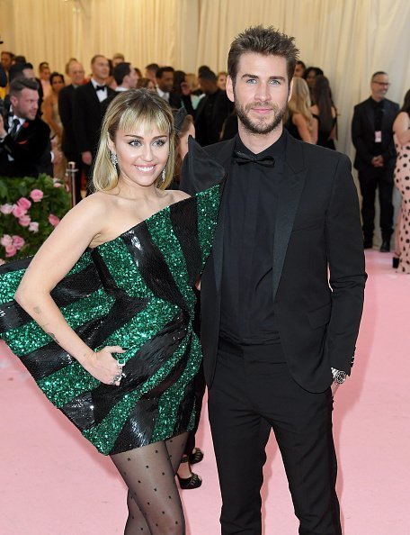 Miley Cyrus and Liam Hemsworth at The Metropolitan Museum of Art on May 06, 2019 in New York City. | Photo: Getty Images