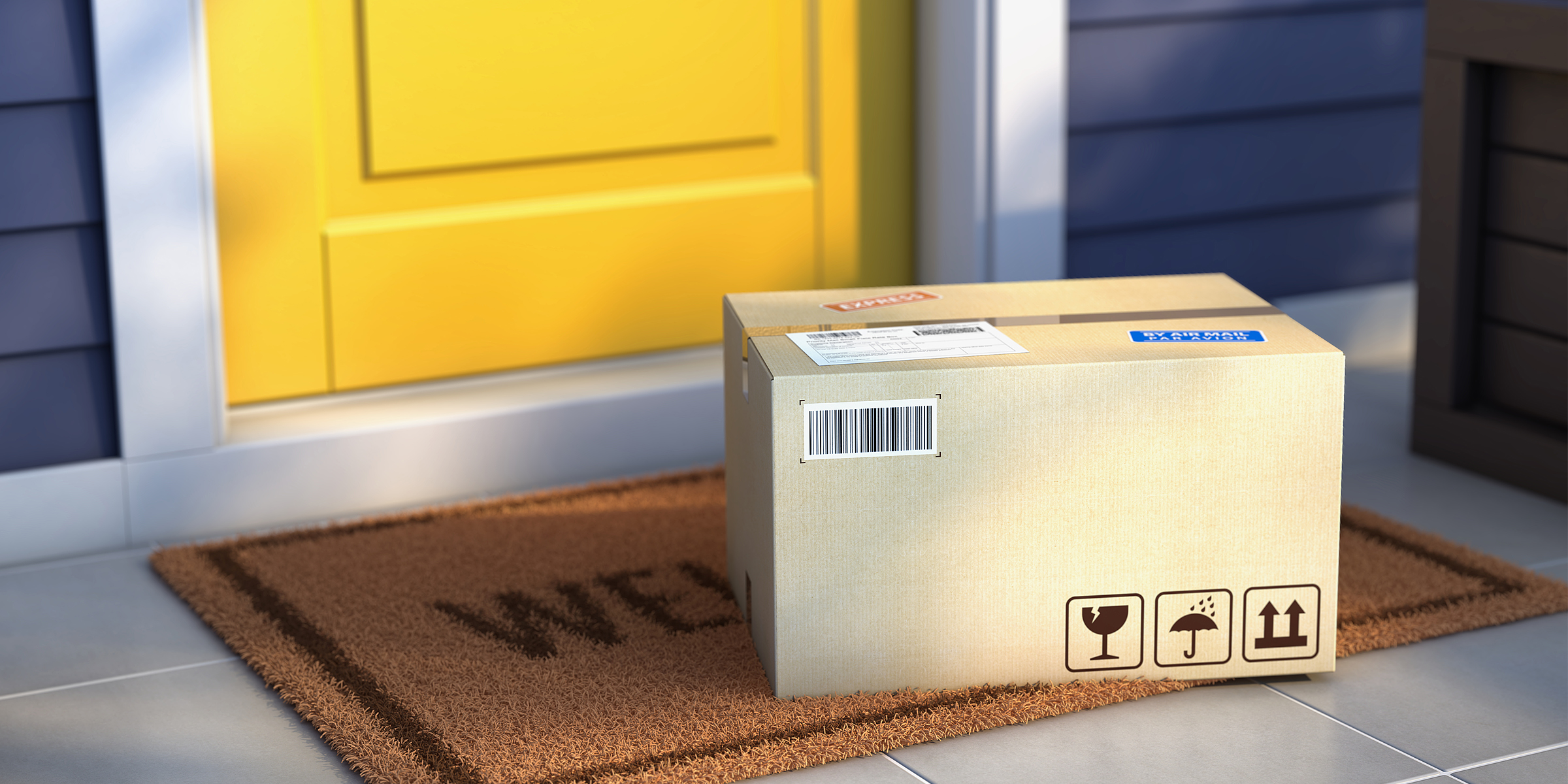 A box on the doorstep | Source: Shutterstock