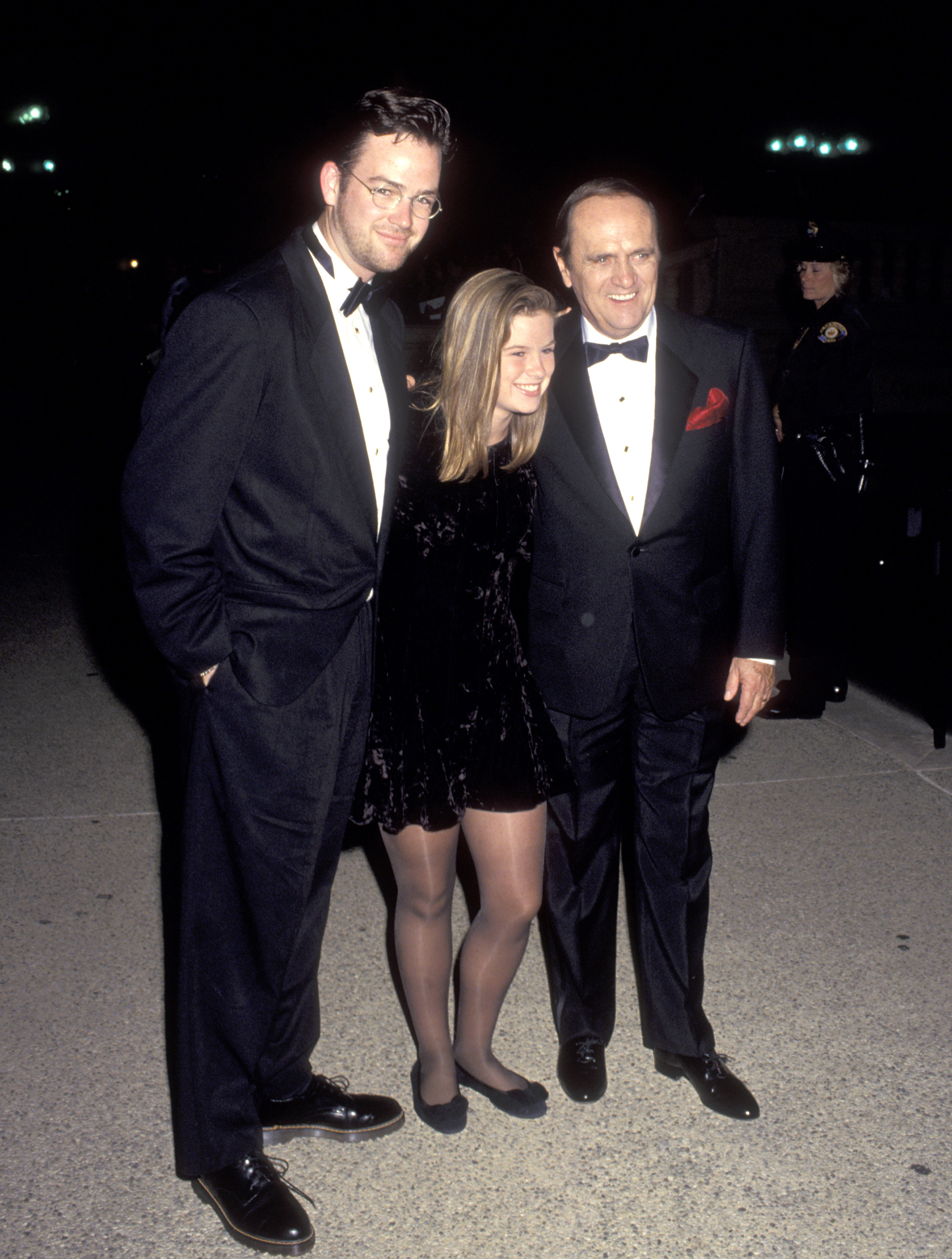 Bob, Tim, and Courtney Newhart during 44th Annual Emmy Awards in Pasadena, California, on August 30, 1992. | Source: Getty Images