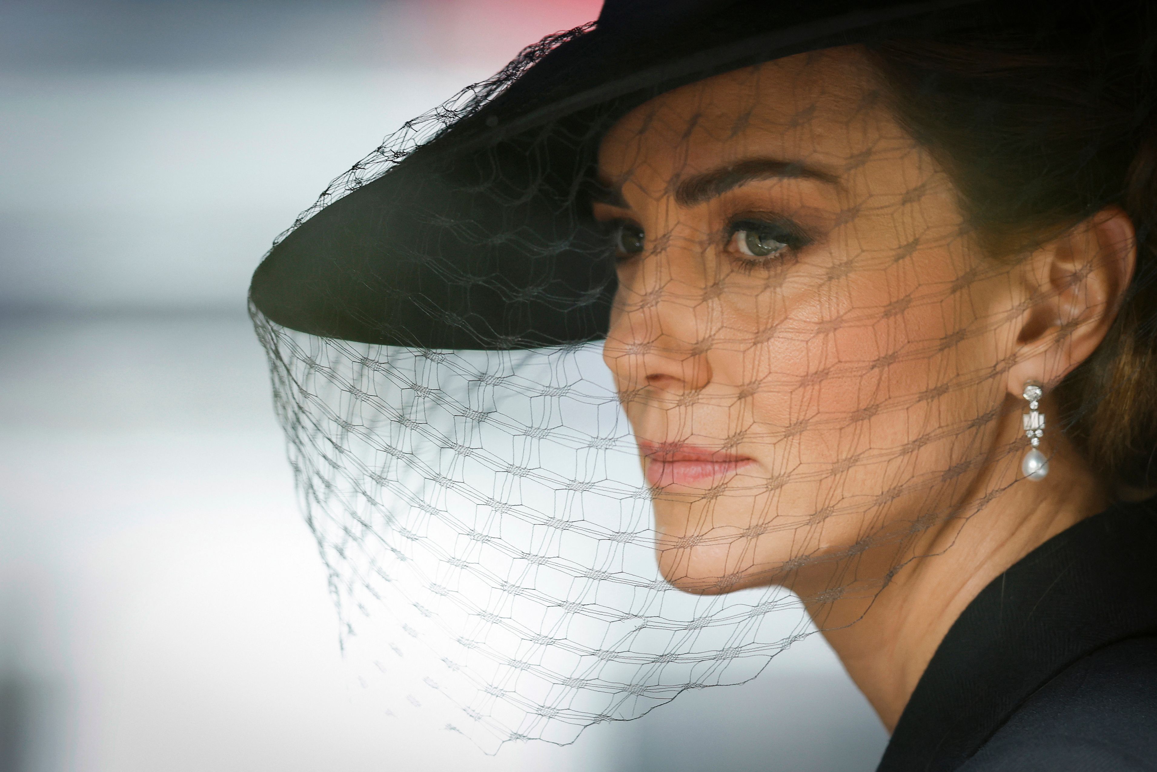 La princesa Kate después del funeral estatal de Elizabeth II. | Foto: Getty Images