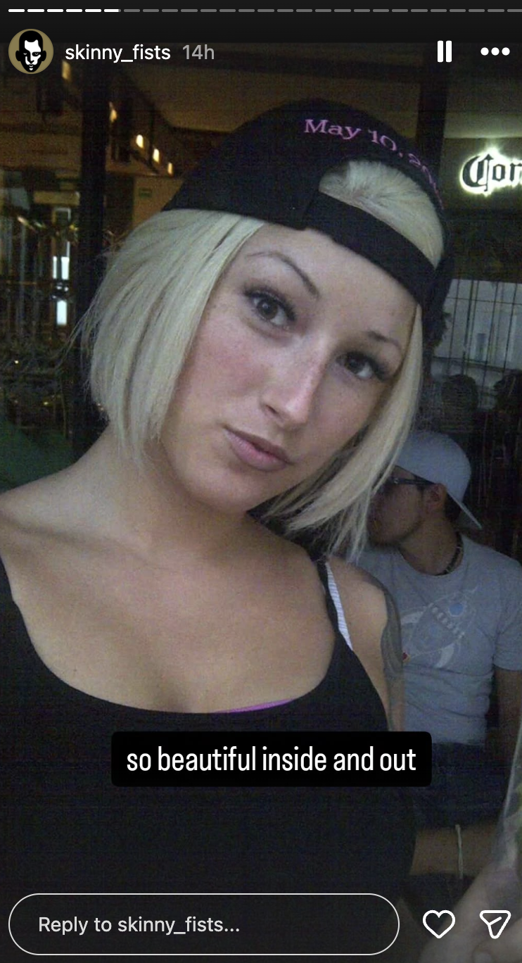 Mary Magdelene's brother Ivan's Instagram tribute, dated December 11, 2025 | Source: Instagram/skinny_fists