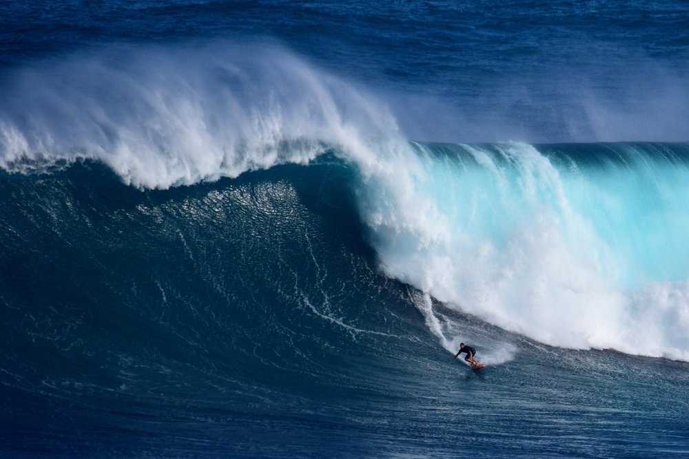 A photo of a Surfer who caught a huge wave | Photo: Shutterstock