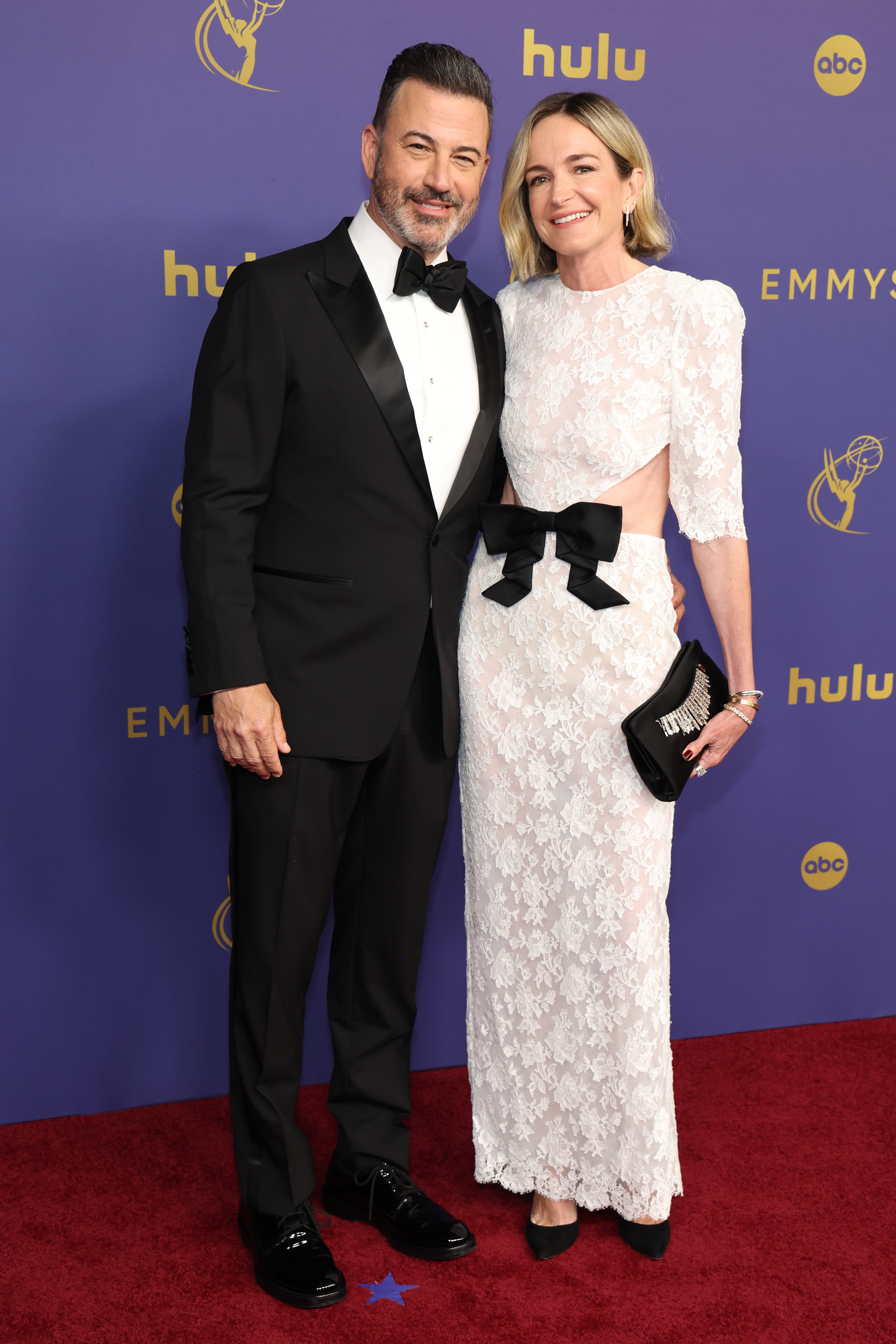 Jimmy Kimmel and Molly McNearney on September 15, 2024, in Los Angeles, California | Source: Getty Images