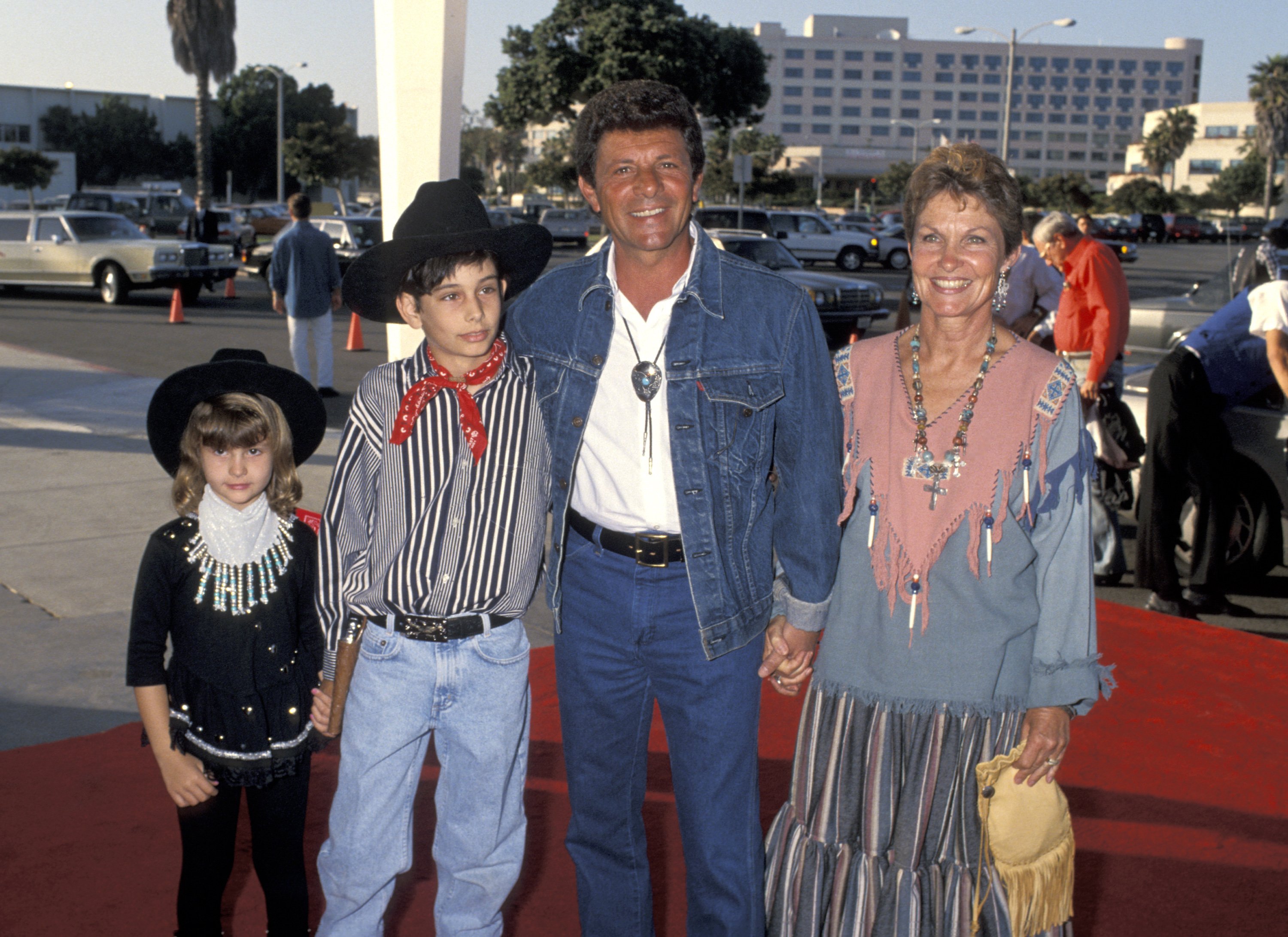 Frankie Avalon and family during SHARE "40 Years of SHARE" Celebration at Santa Monica Civic Auditorium in Santa Monica, California, United States. | Source: Getty Images