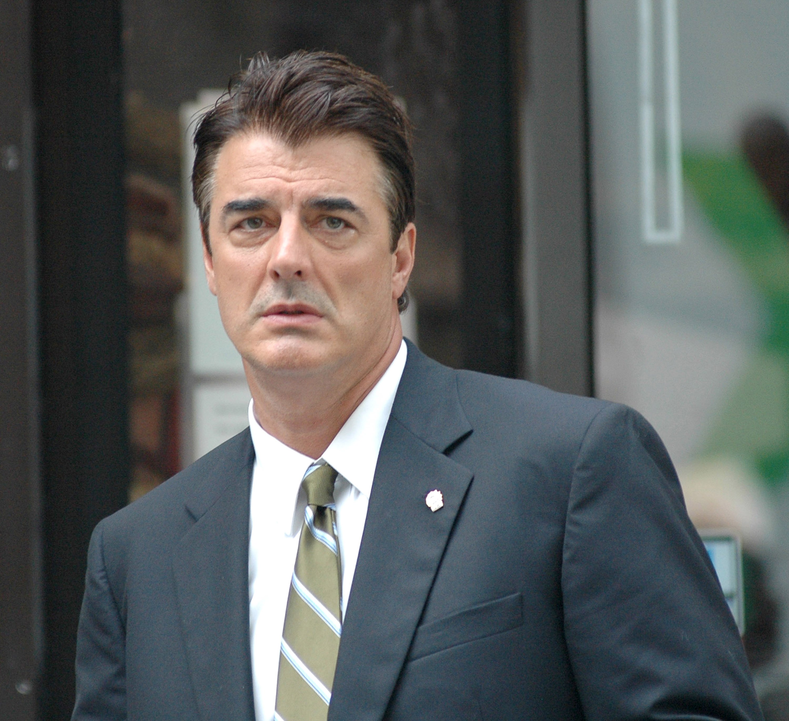 Chris Noth during "Law & Order: Criminal Intent" on location on July 31, 2006 in New York City, New York | Photo: Getty Images
