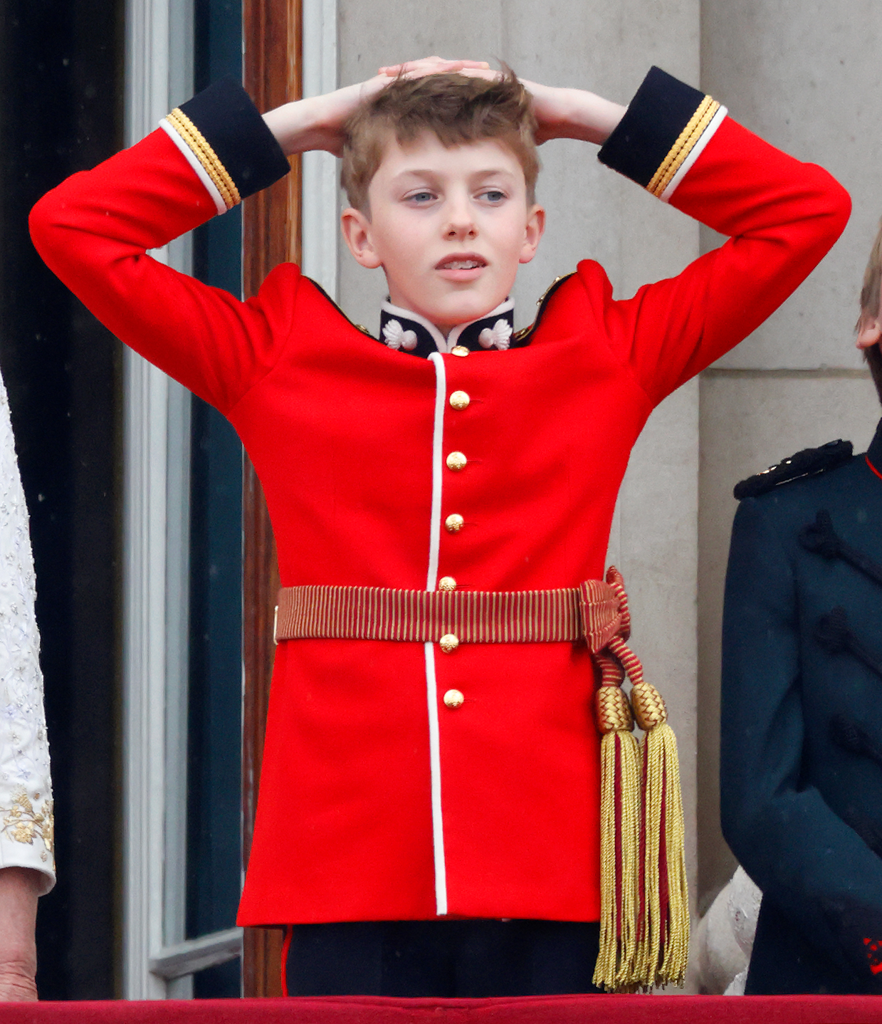 Freddy Parker Bowles at the Buckingham Palace following the Coronation service at Westminster Abbey in London, England, on May 6, 2023. | Source: Getty Images