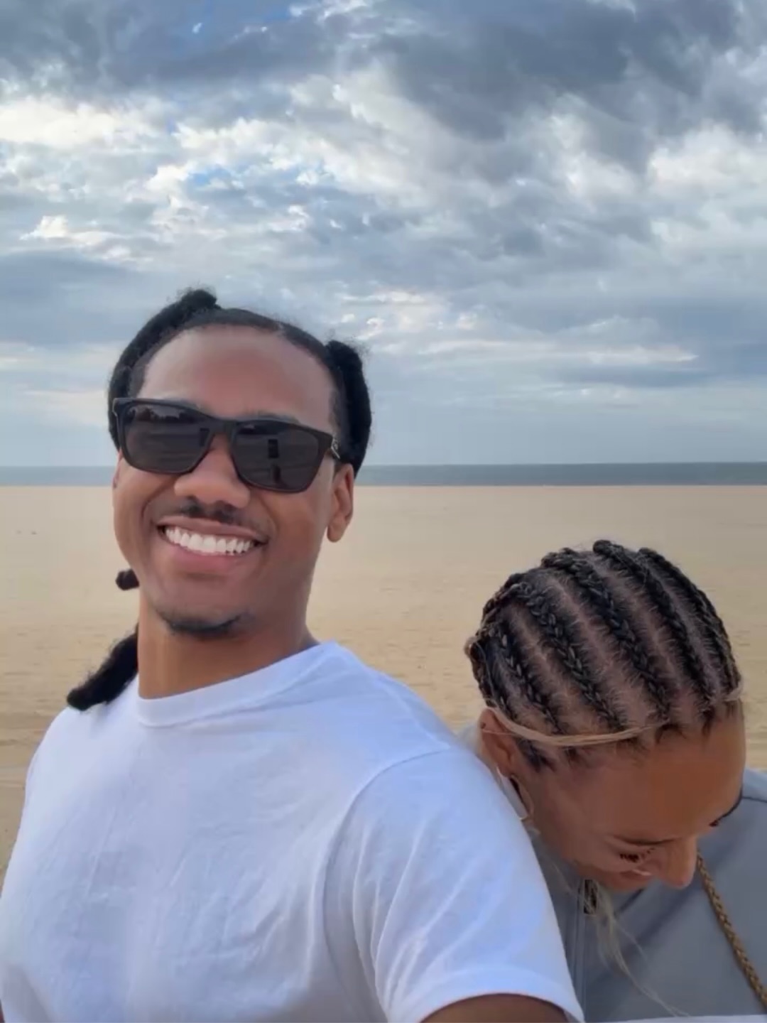 Tia Mowry is pictured with her new partner enjoying vacation in Cabo, from a post dated May 28, 2026 | Source: Instagram/tiamowry