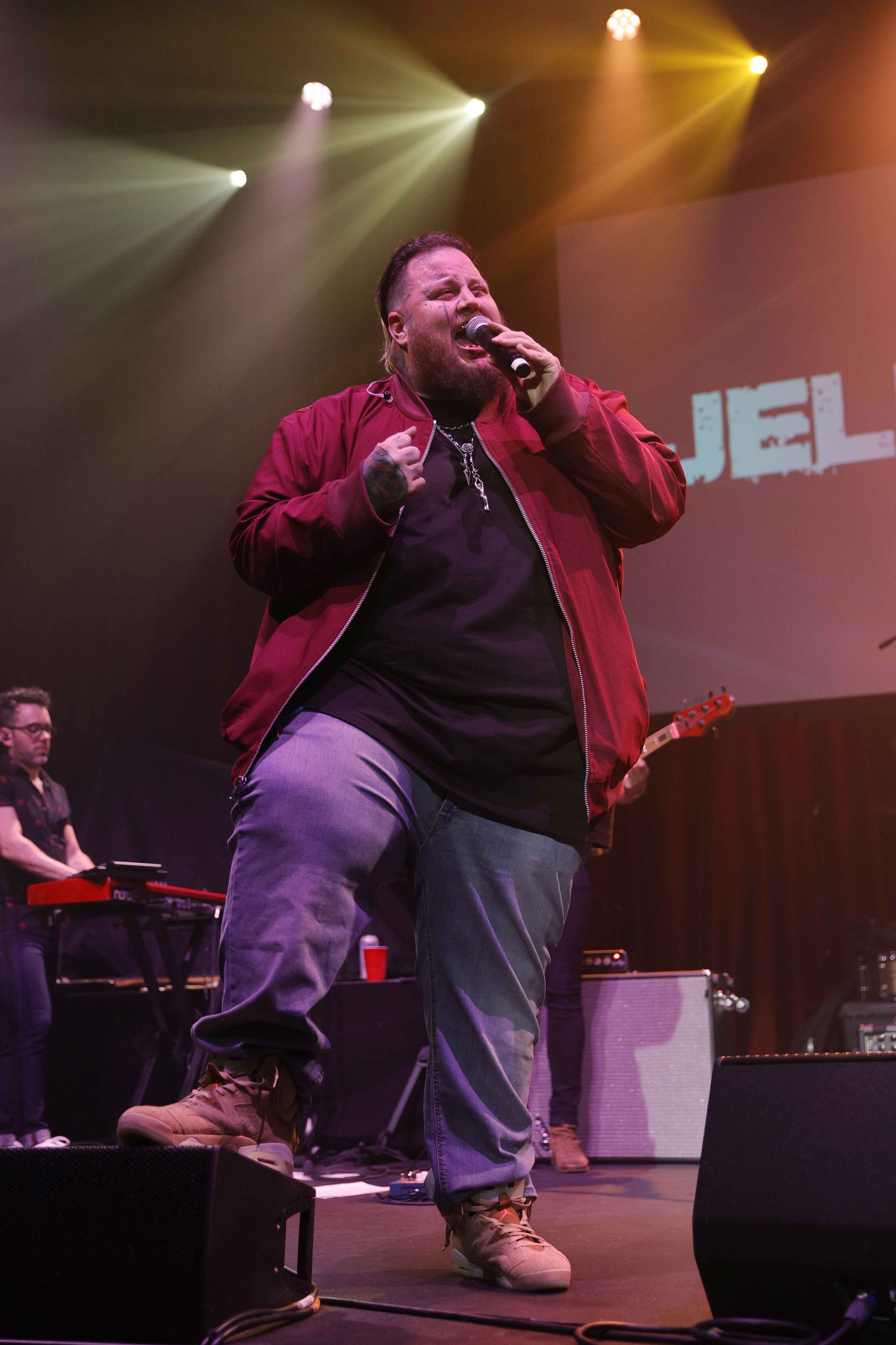 Jason "Jelly Roll" DeFord performs onstage at the 11th Annual BBR Music Group Pre-CMA Party in Nashville, Tennessee on November 8, 2021 | Source: Getty Images