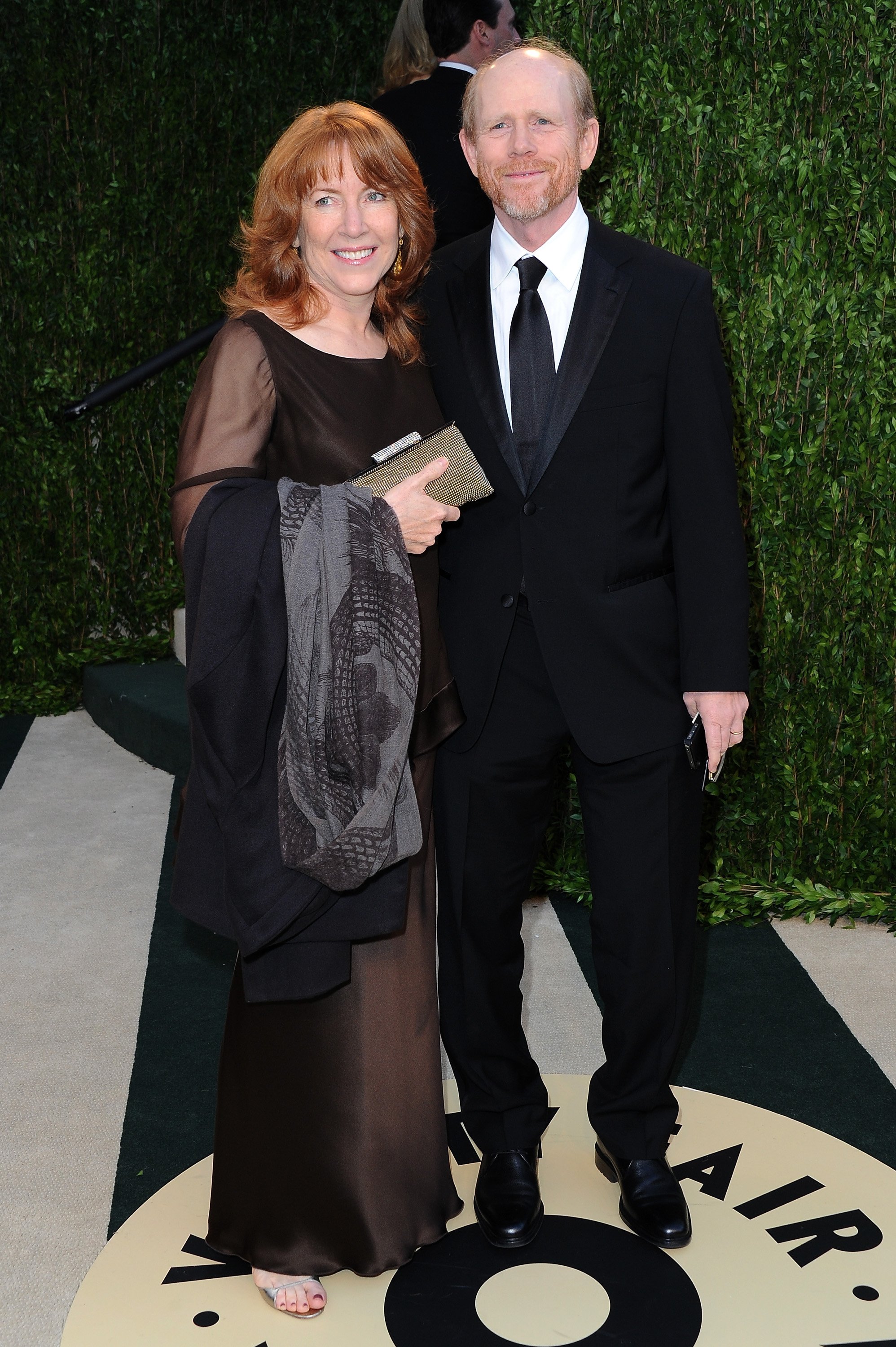 Ron Howard and Cheryl Howard arrive at the 2013 Vanity Fair Oscar Party hosted by Graydon Carter at Sunset Tower on February 24, 2013, in West Hollywood, California. | Source: Getty Images