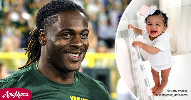 Davante Adams Is a Doting Husband and Father � inside the NFL Players ... photo