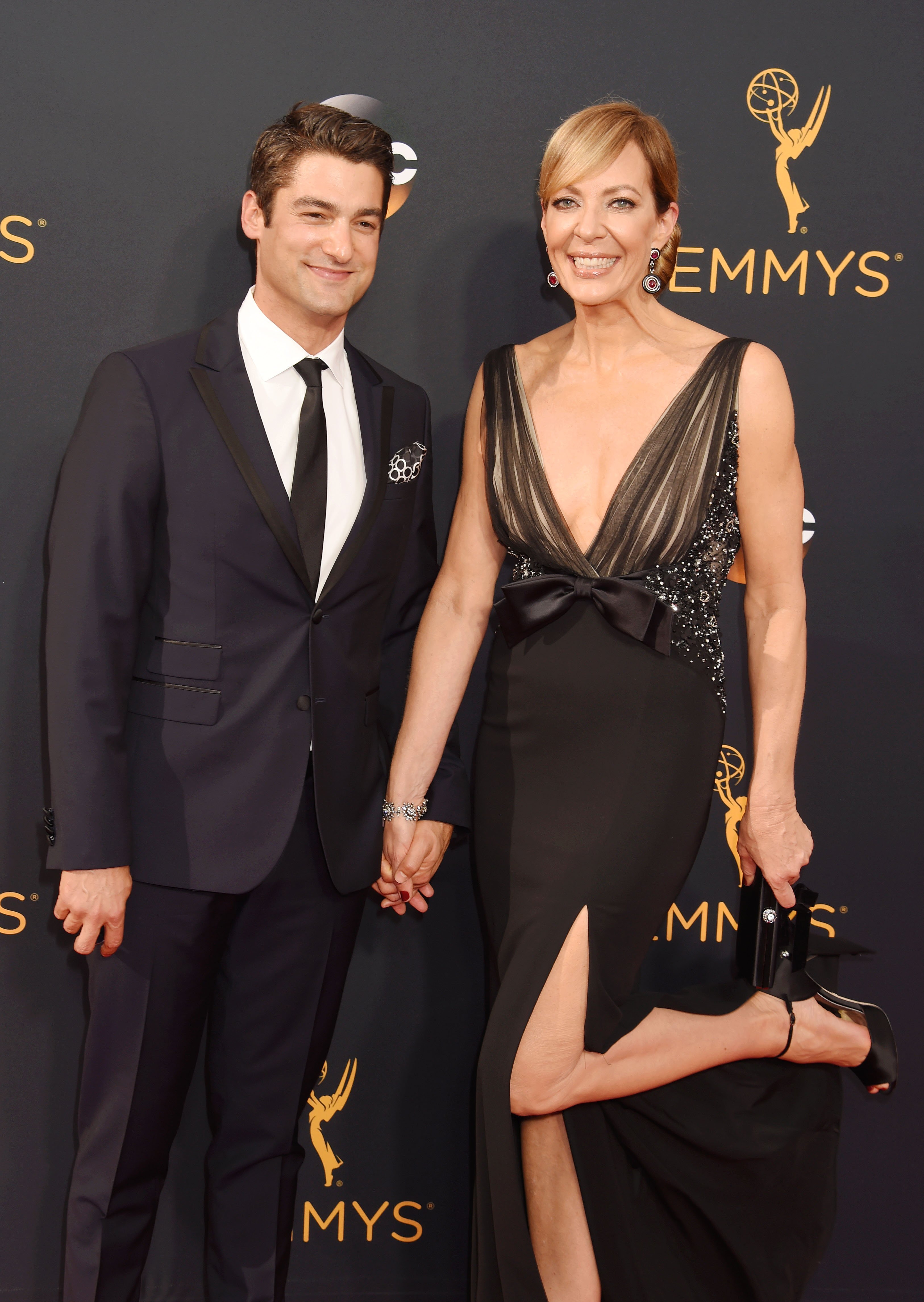 Allison Janney and Philip Joncas attending the 68th Annual Primetime Emmy Awards on September 18, 2016 in Los Angeles, California. | Source: Getty images