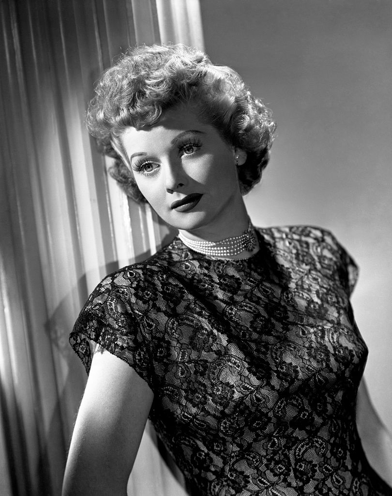 Lucille Ball as Liz Cooper on the radio program, "My Favorite Husband" on December 15, 1948, Hollywood, California | Source: Getty Images