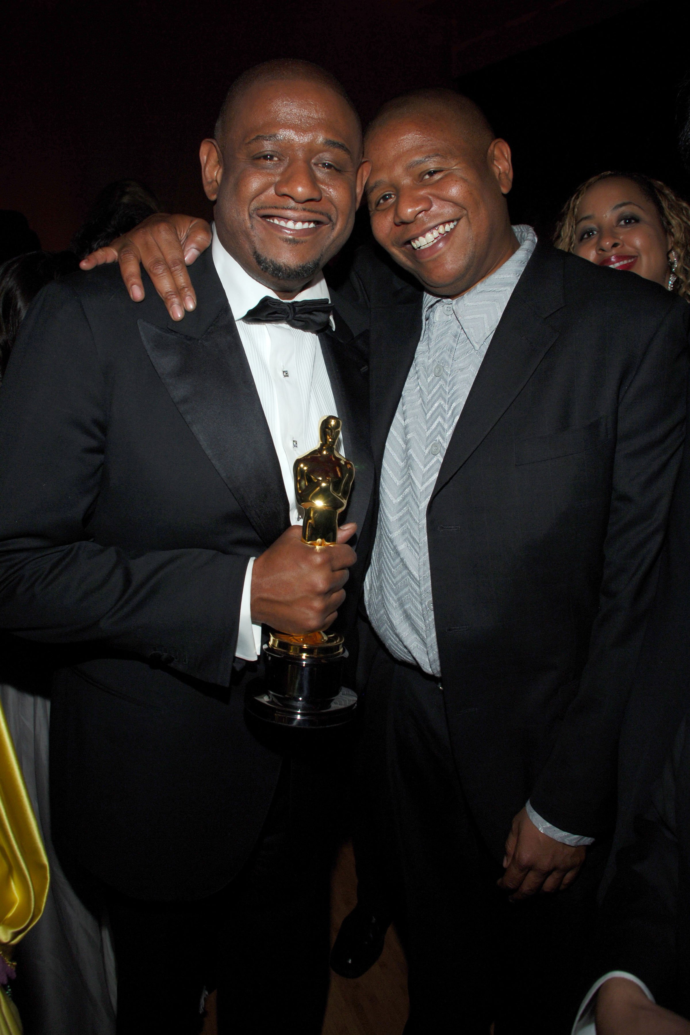 Forest Whitaker and Damon Whitaker at the VANITY FAIR Oscar Party on February 25, 2007, in Los Angeles. | Source: Getty Images