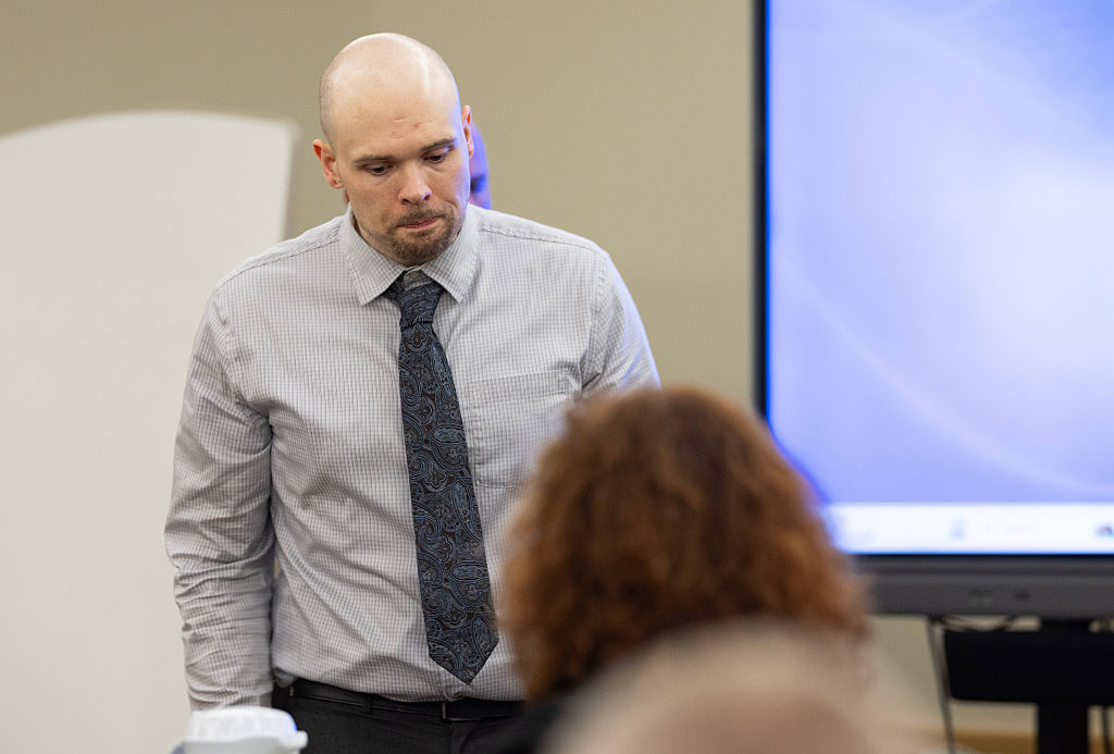 Tanner Horner seen in court on April 7, 2026 | Source: Getty Images