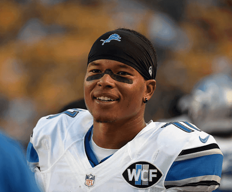 Marvin Jones, Jr., of the Detroit Lions smiles on the sideline during an NFL game against the Pittsburgh Steelers, at Heinz Field on August 12, 2016 in Pittsburgh, Pennsylvania | Source: George Gojkovich/ Getty Images