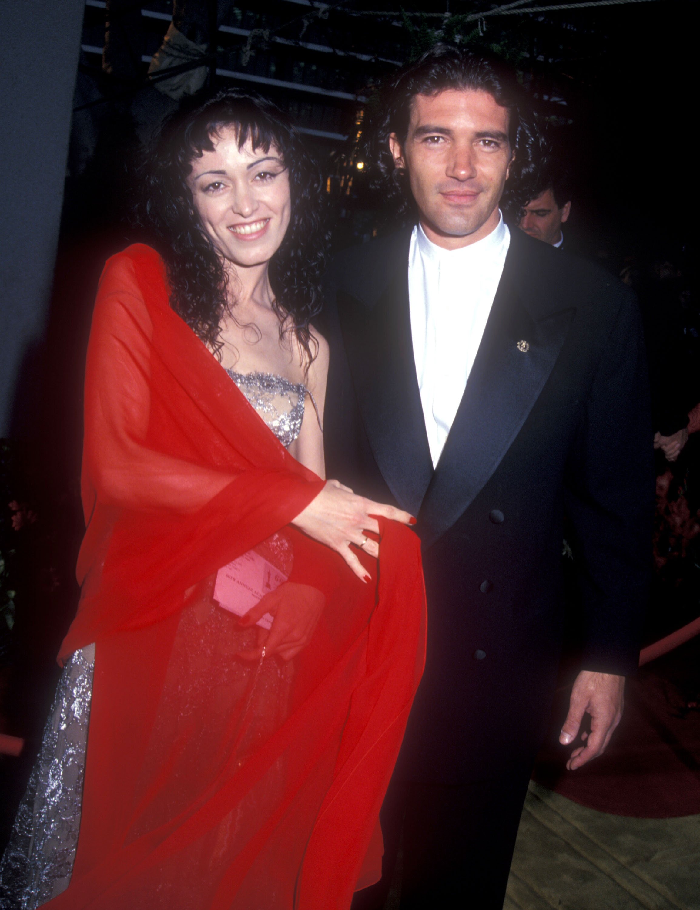 Antonio Banderas and Ana Leza are photographed during the 66th Annual Academy Awards at Dorothy Chandler Pavillion in Los Angeles, California | Source: Getty Images
