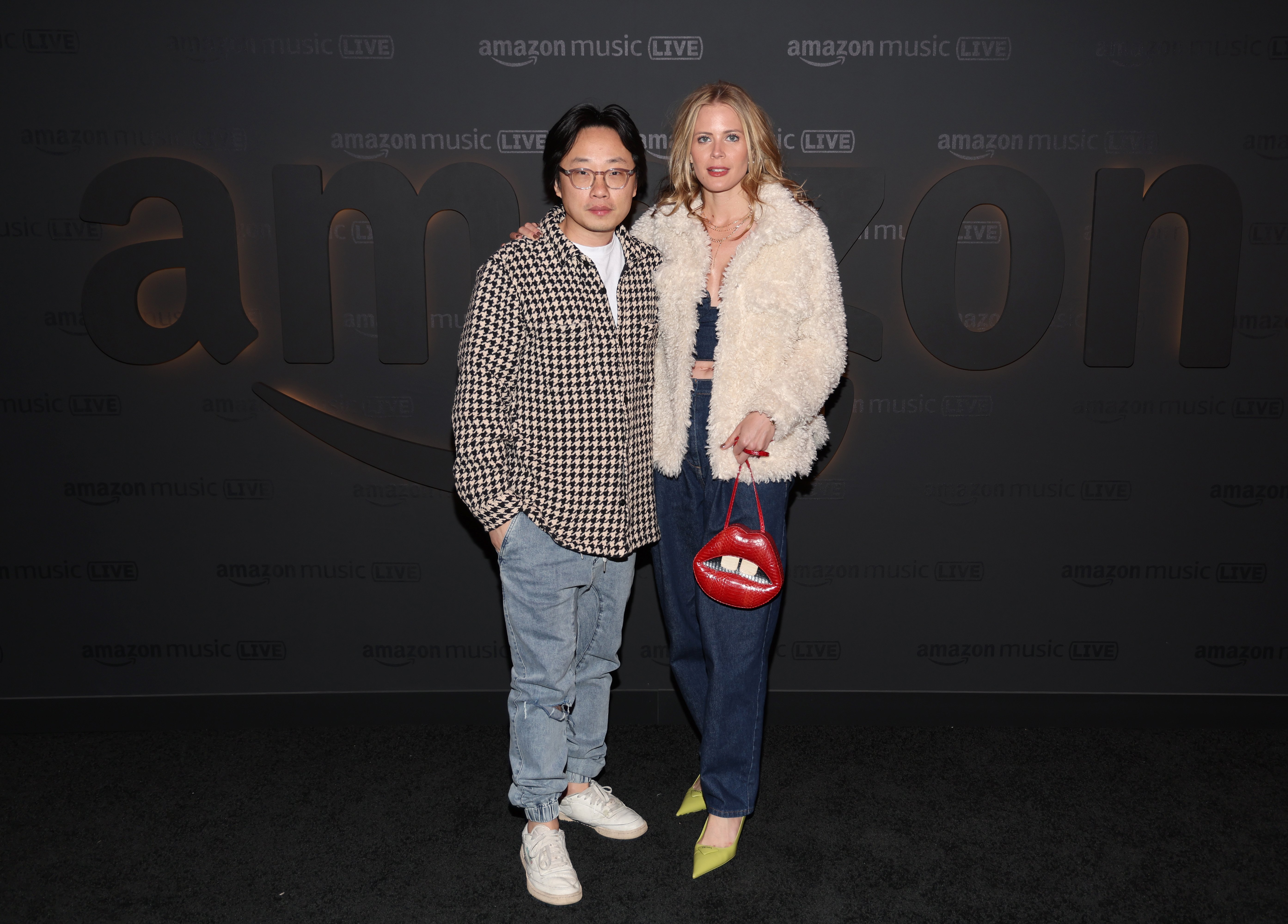 Jimmy O. Yang and Brianne Kimmel at the Amazon Music Live Concert Series in Los Angeles, California, on November 03, 2022. | Source: Getty Images