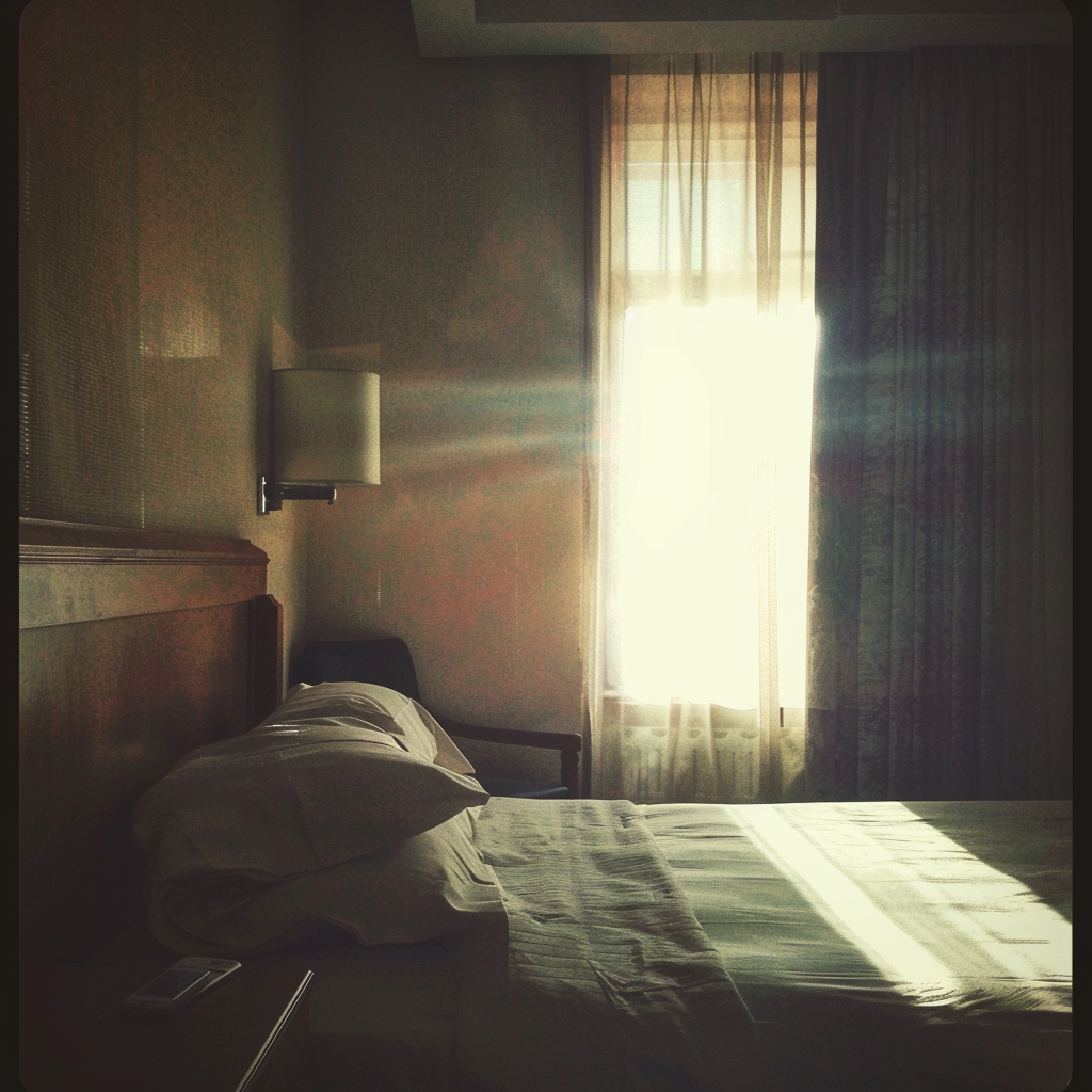 A hotel room | Source: Midjourney