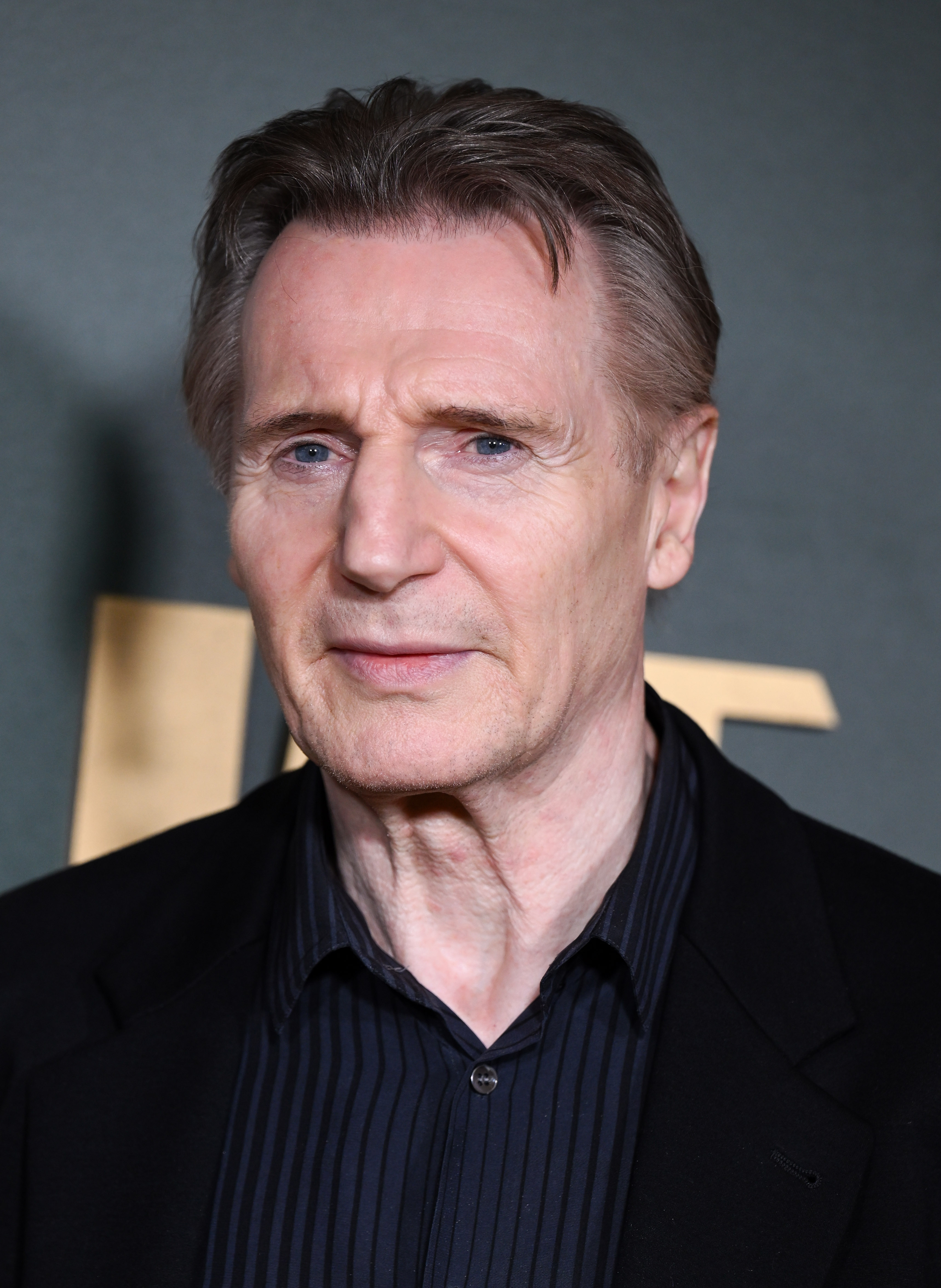 Liam Neeson at the UK premiere of "Marlowe" at Vue West End on March 16, 2023 in London, England | Source: Getty Images