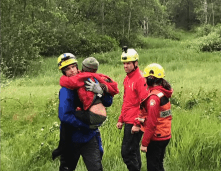 Two children rescued, cold but not seriously hurt, after spending the night alone in a forested area of Burke Mountain in Coquitlam, B.C. | Source: YouTube/ CBC News: The National.