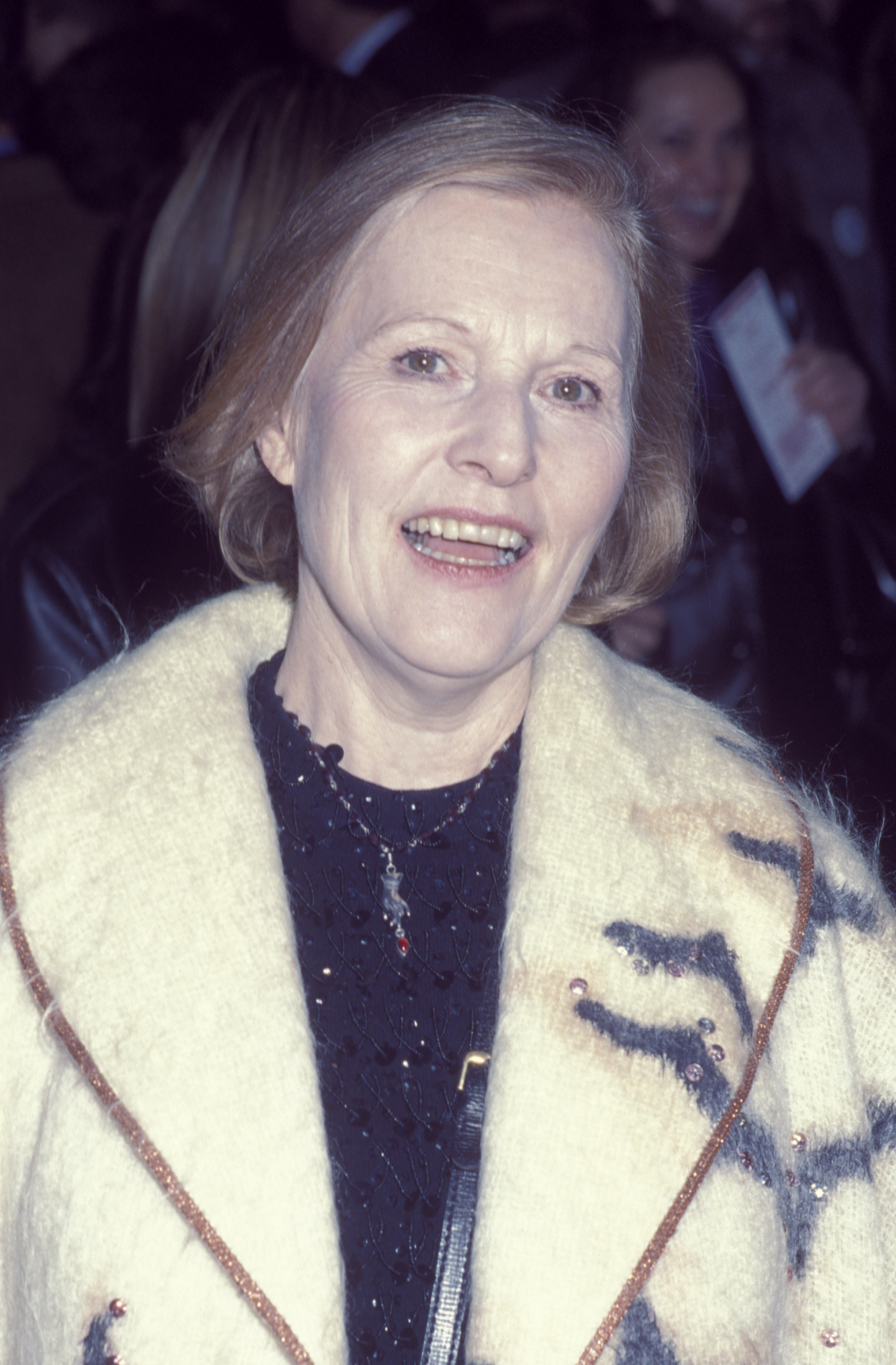 Meg Wynn Owen at the premiere of "Gosford Park" on 3 December 2001 at the Ziegfeld Theater in New York, United States. | Source: Getty Images