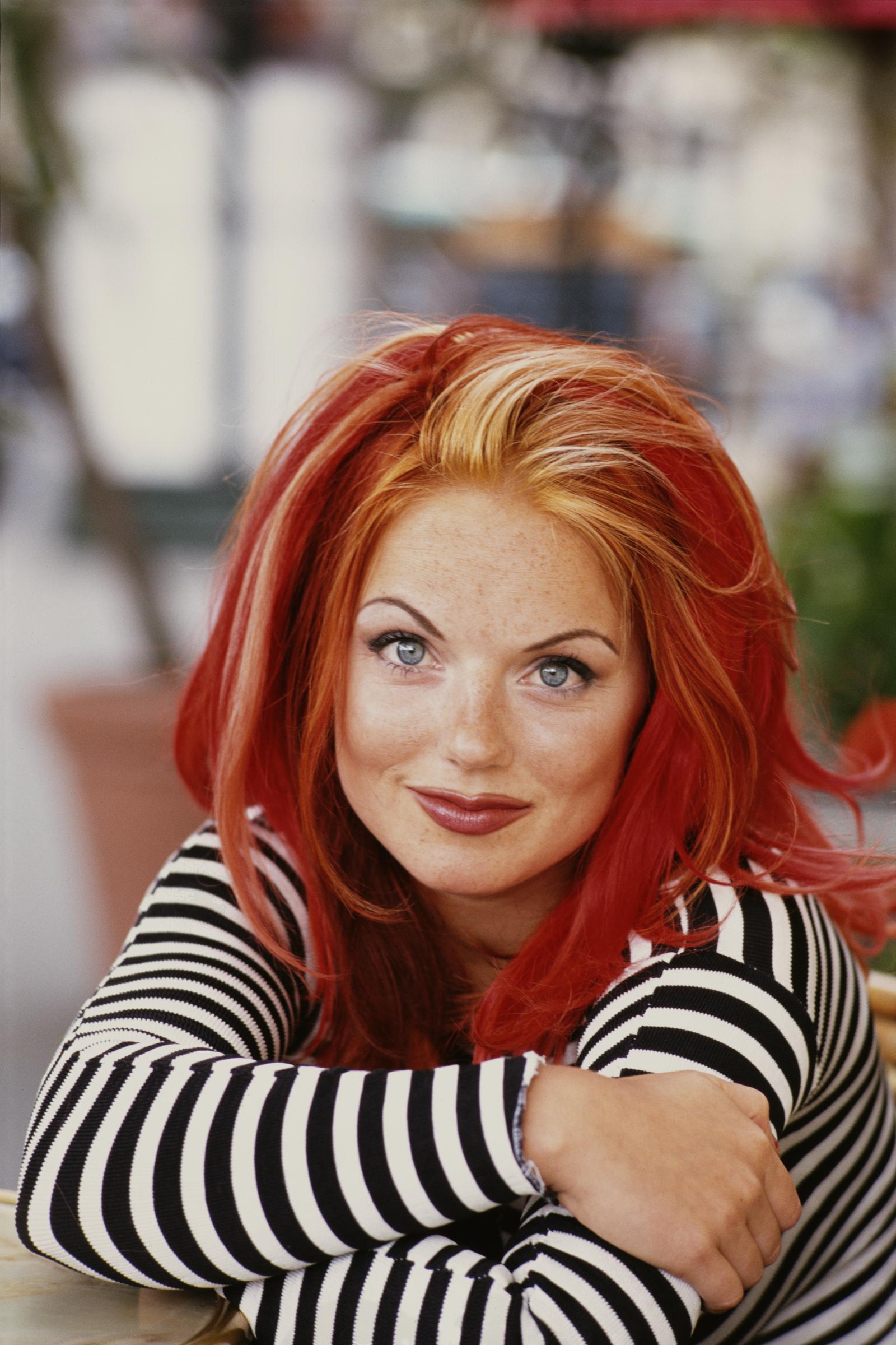 Geri Halliwell, aka Ginger Spice of the Spice Girls, in Paris, September 1996 | Source: Getty Images