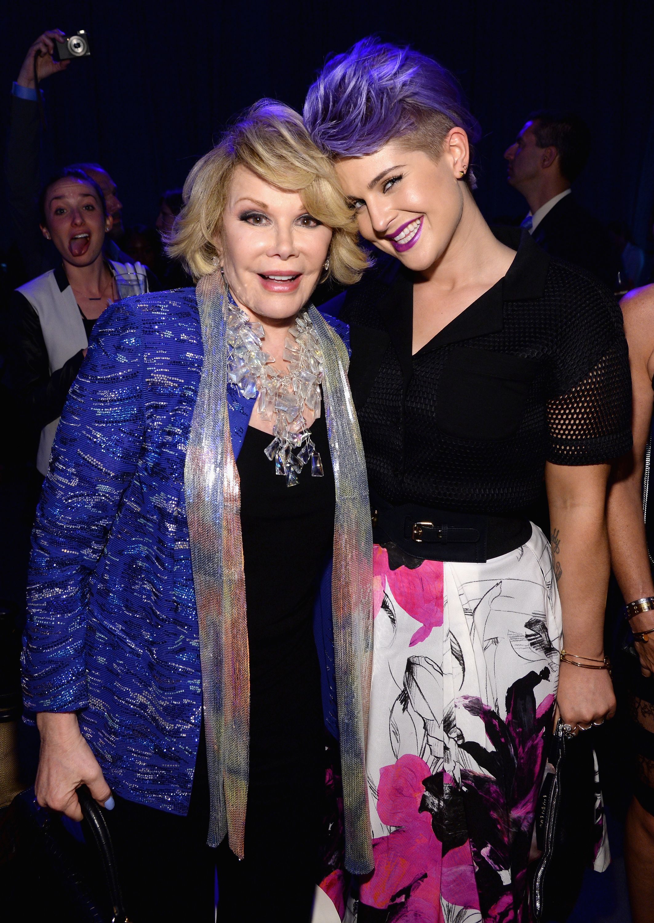 Joan Rivers and Kelly Osbourne from the "Fashion Police" in New York City on May 15, 2014 | Photo: Larry Busacca/USA Network/NBCU Photo Bank/NBCUniversal/Getty Images