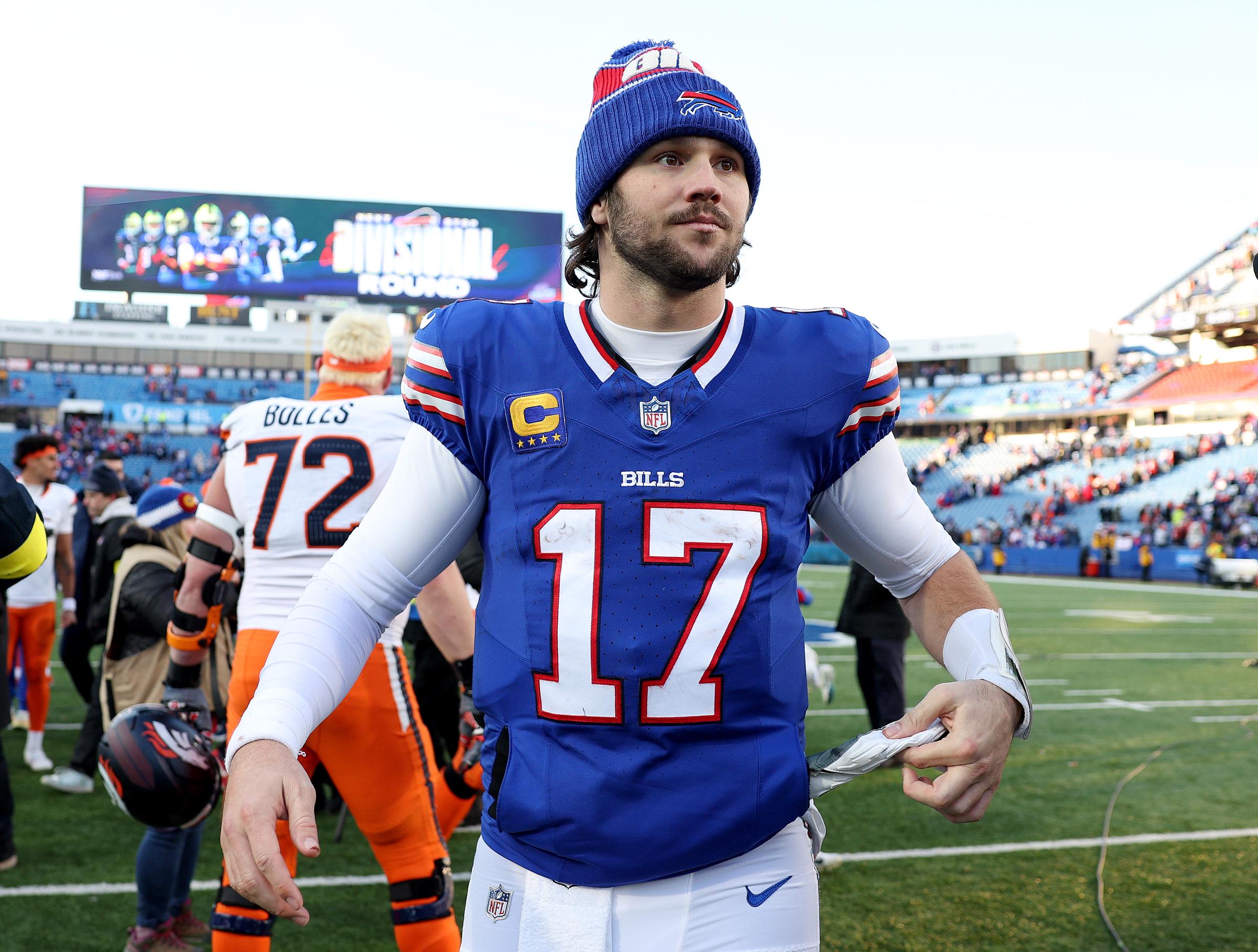 Josh Allen after the game. | Source: Getty Images