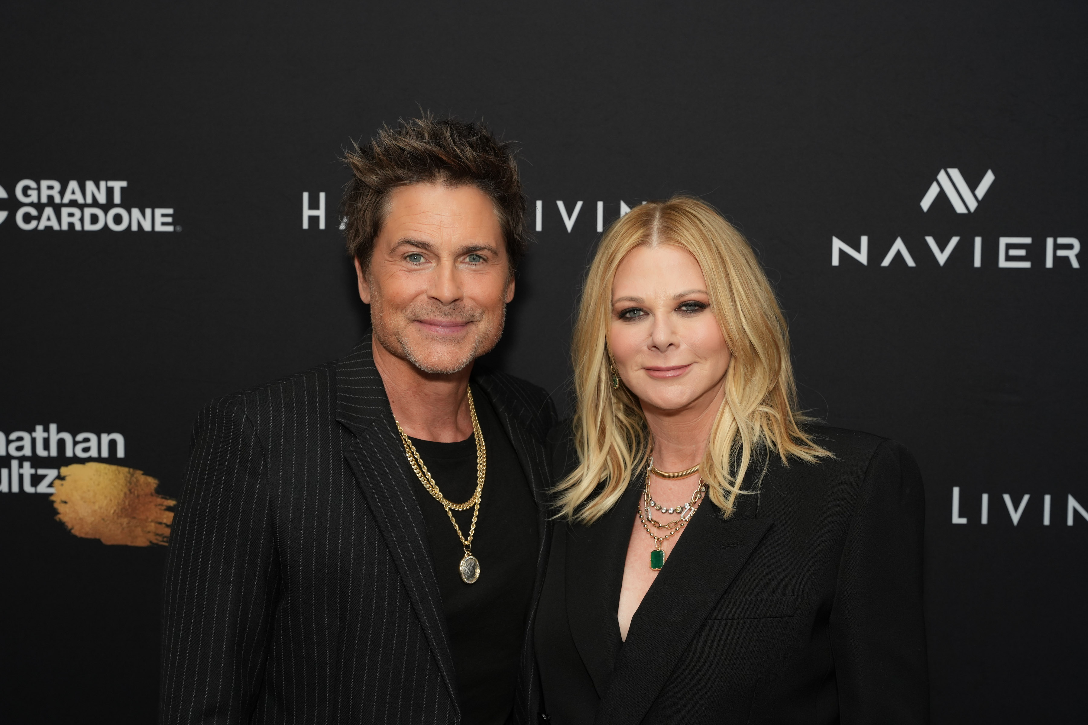 Rob Lowe and Sheryl Berkoff Lowe on April 24, 2023 in Malibu, California. | Source: Getty Images