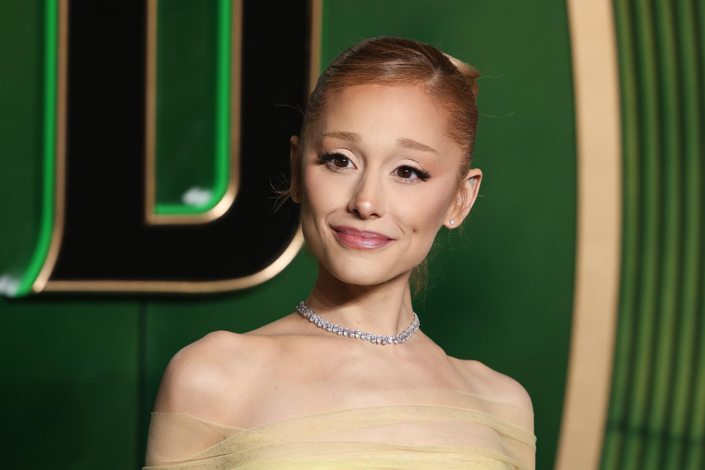 Ariana Grande attends the "Wicked: Part One" European Premiere in London, England in 2024 | Source: Getty Images