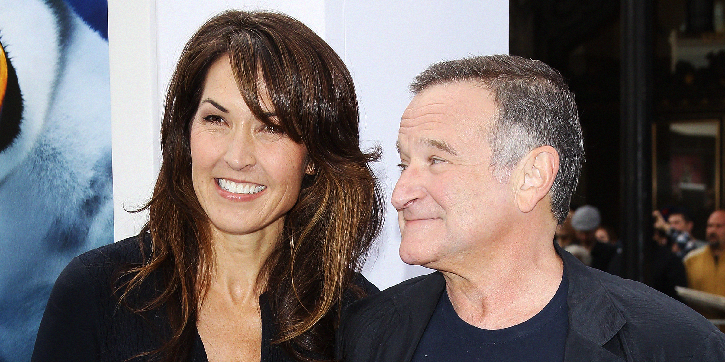 Robin Williams and his wife Susan Schneider | Source: Getty Images