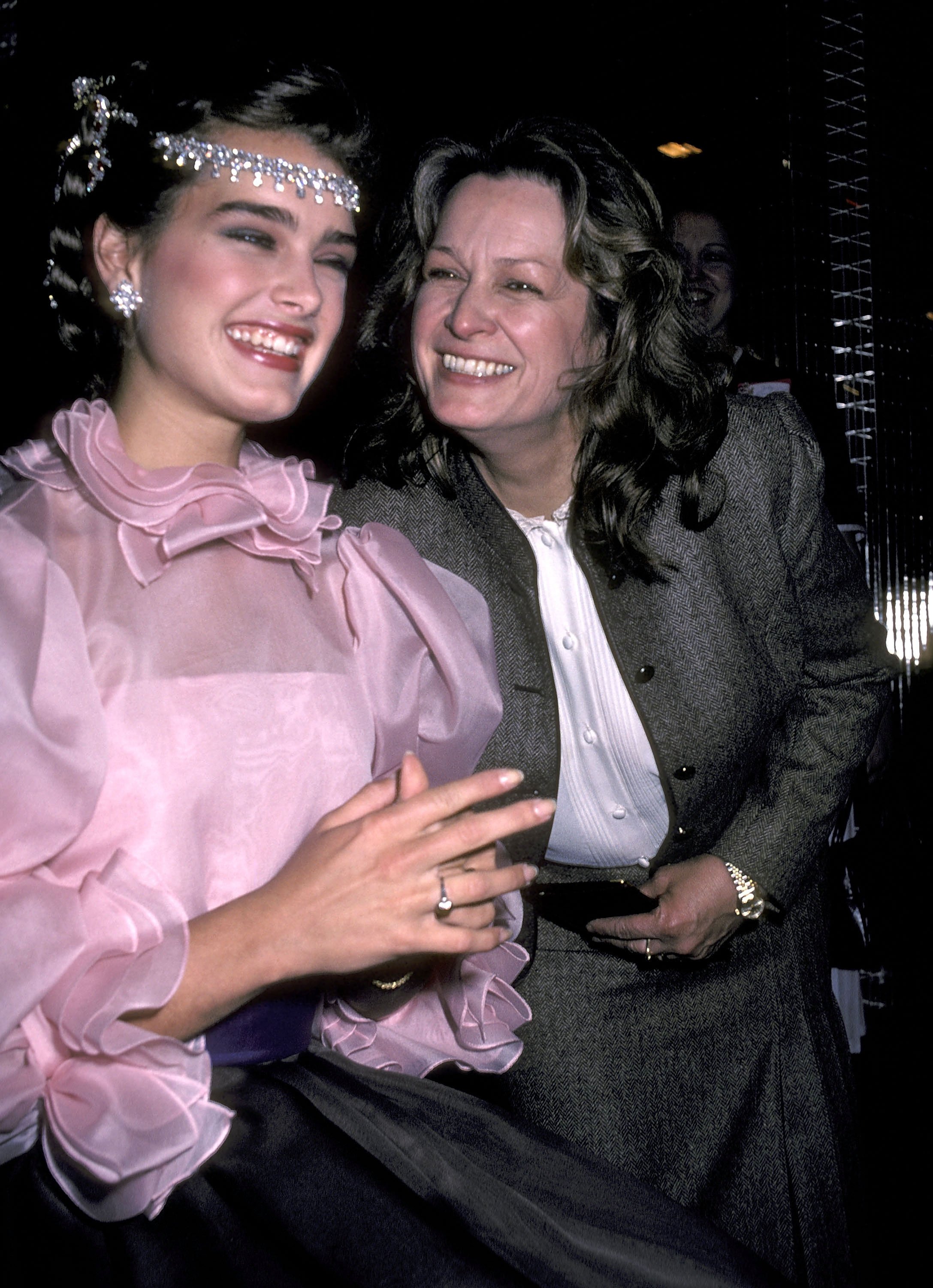 Brooke Shields and Teri Shields during the Press Party at Regine's on May 6, 1981 in New York City. / Source: Getty Images