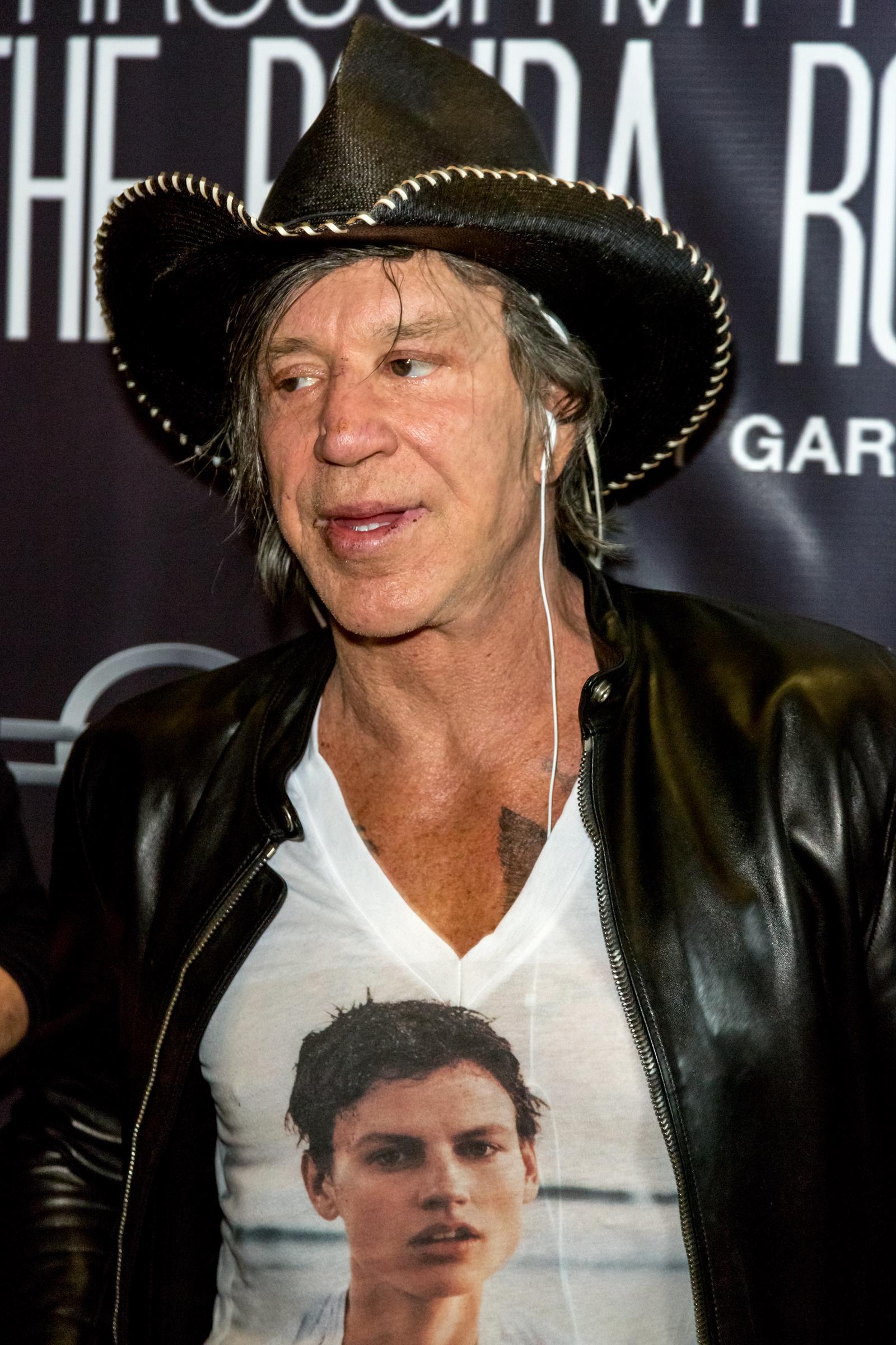 Mickey Rourke attends the "Through My Father's Eyes: The Ronda Rousey Story" screening at TCL Chinese Theatre 6 on December 30, 2016, in Hollywood, California | Source: Getty Images