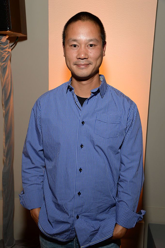Former Zappos.com CEO Tony Hsieh at the Vanity Fair New Establishment Summit Cockatil Party in San Francisco, California | Photo: Michael Kovac/Getty Images for Vanity Fair