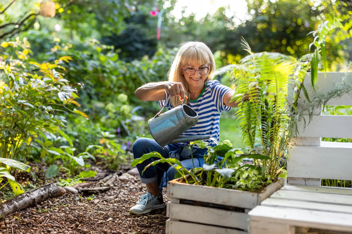 A woman gardening | Source: Shutterstock