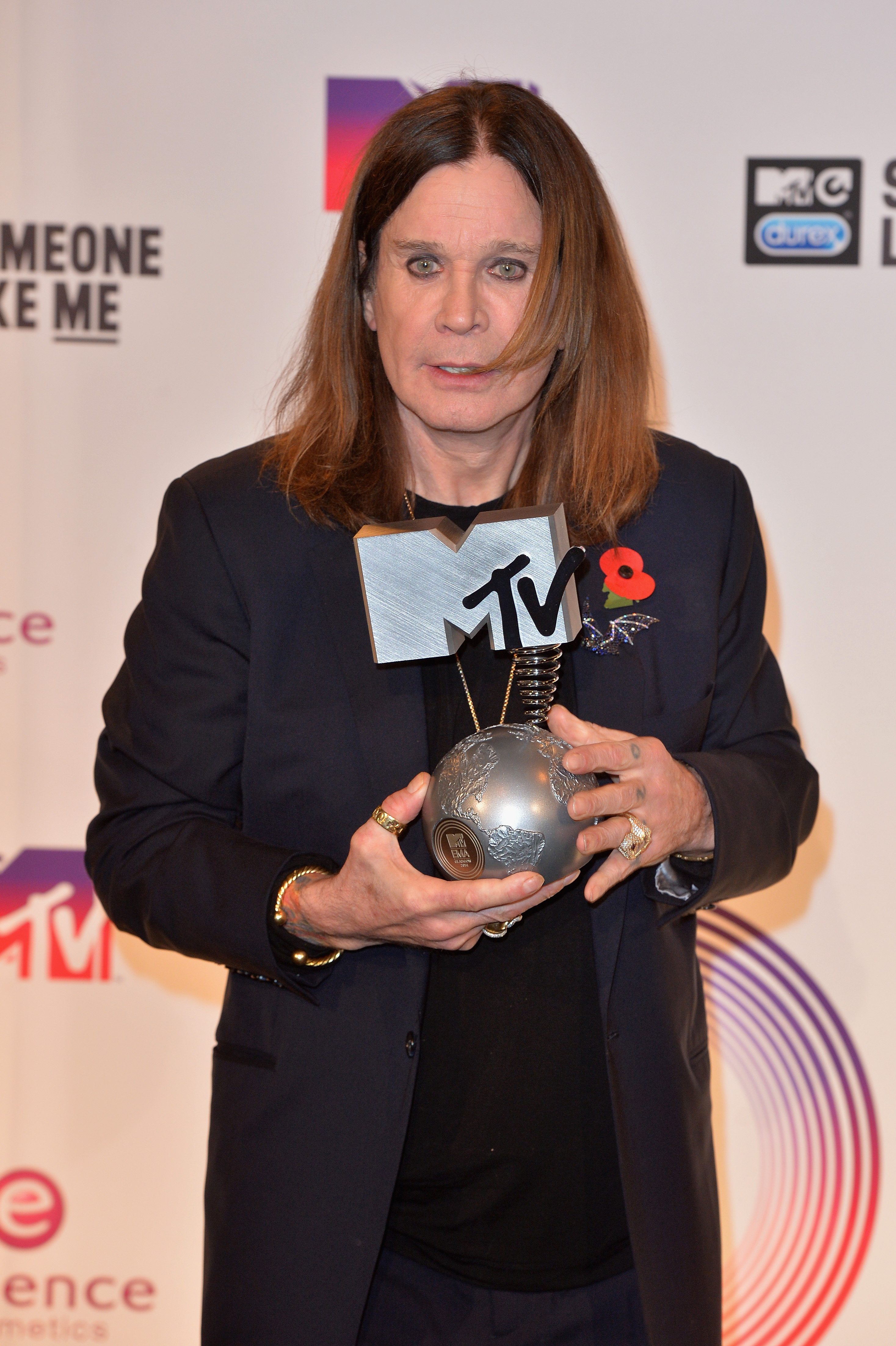 Ozzy Osbourne during the 2014 MTV EMA Awards on November 9, 2014, in Glasgow, Scotland. | Source: Getty Images