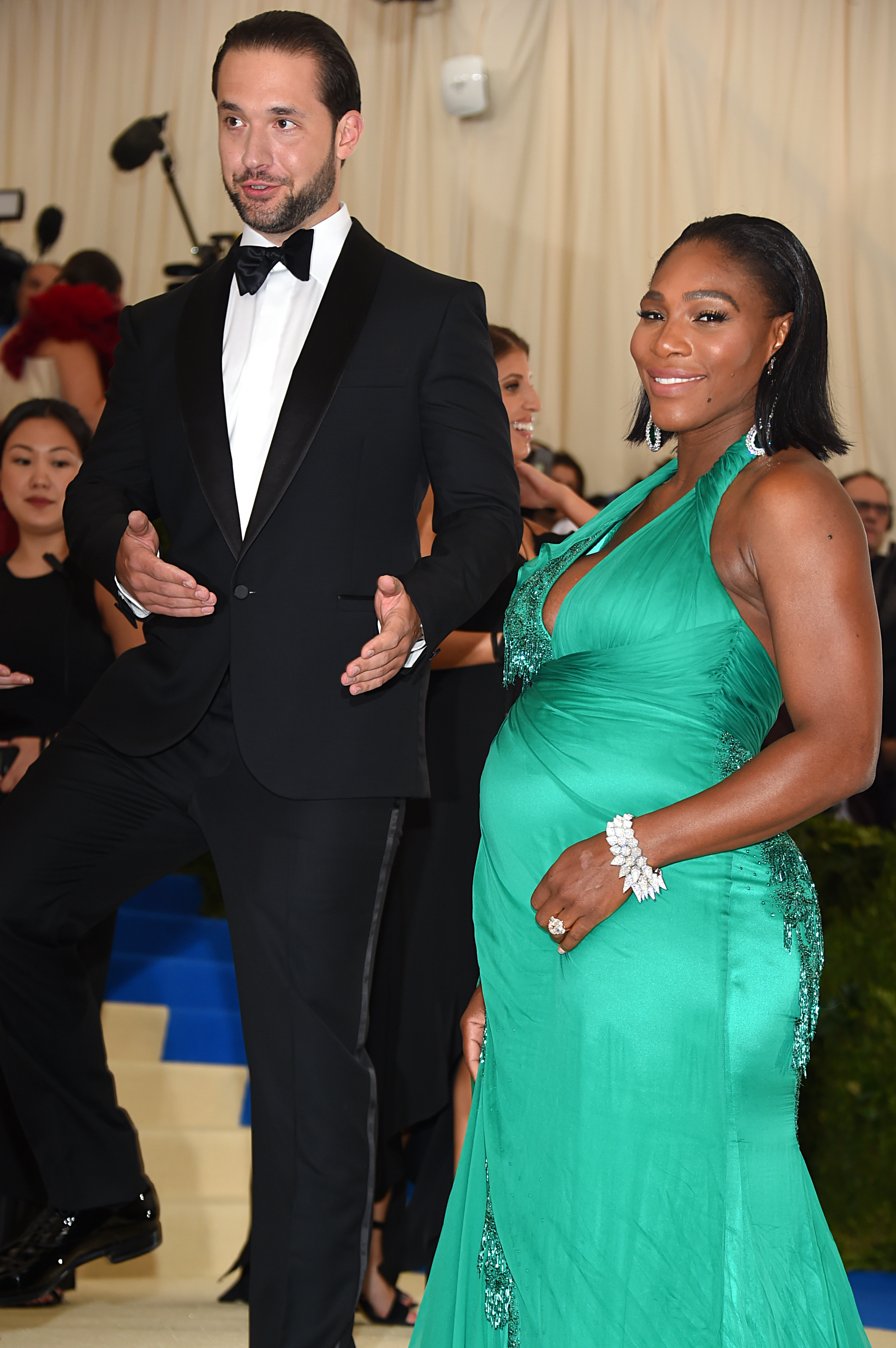 Alexis Ohanian and Serena Williams at The Costume Institute Benefit on May 1, 2017, in New York. | Source: Getty Images