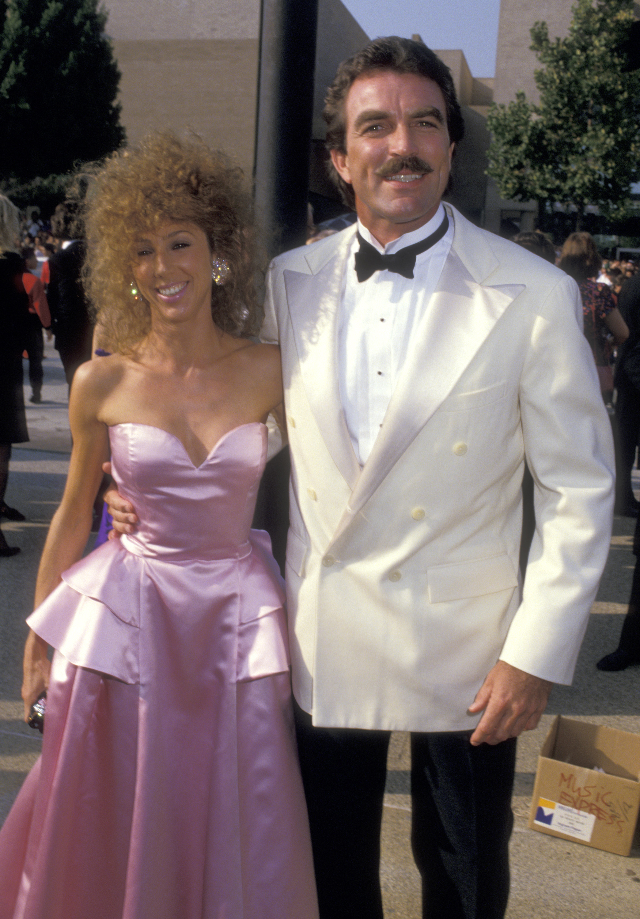 Jillie Mack and Tom Selleck on September 20, 1987, in Pasadena, California | Source: Getty Images