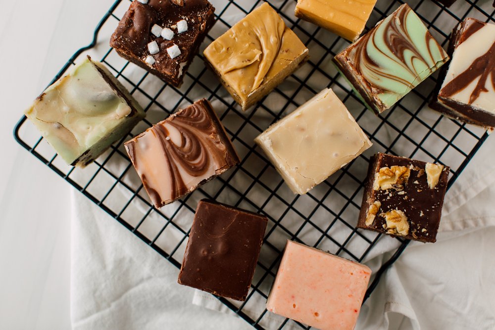 A photo of homemade Fudge on a rack. | Photo: Shutterstock