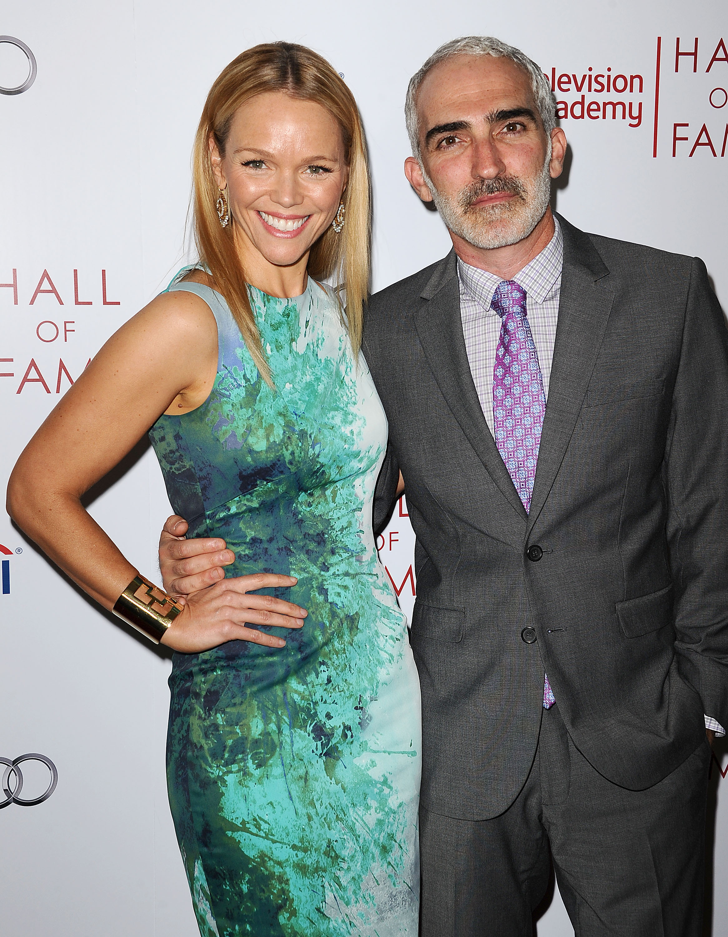 Lauren Bowles and Patrick Fischler at the Television Academy's 23rd Hall of Fame induction gala on March 11, 2014, in Beverly Hills, California. | Source: Getty Images