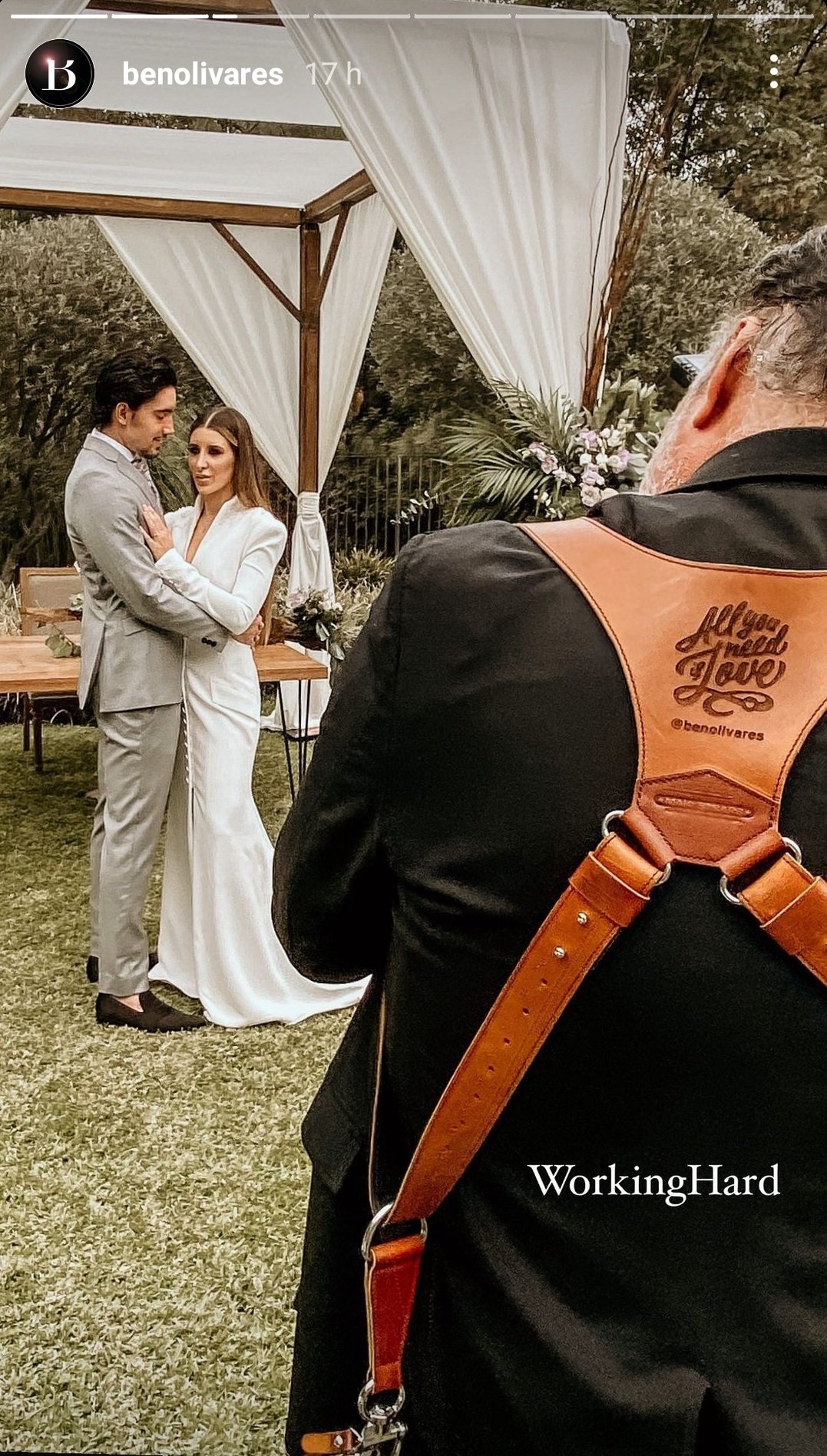 Boda de Alex y Alexia. | Foto: Captura de pantalla/benolivares