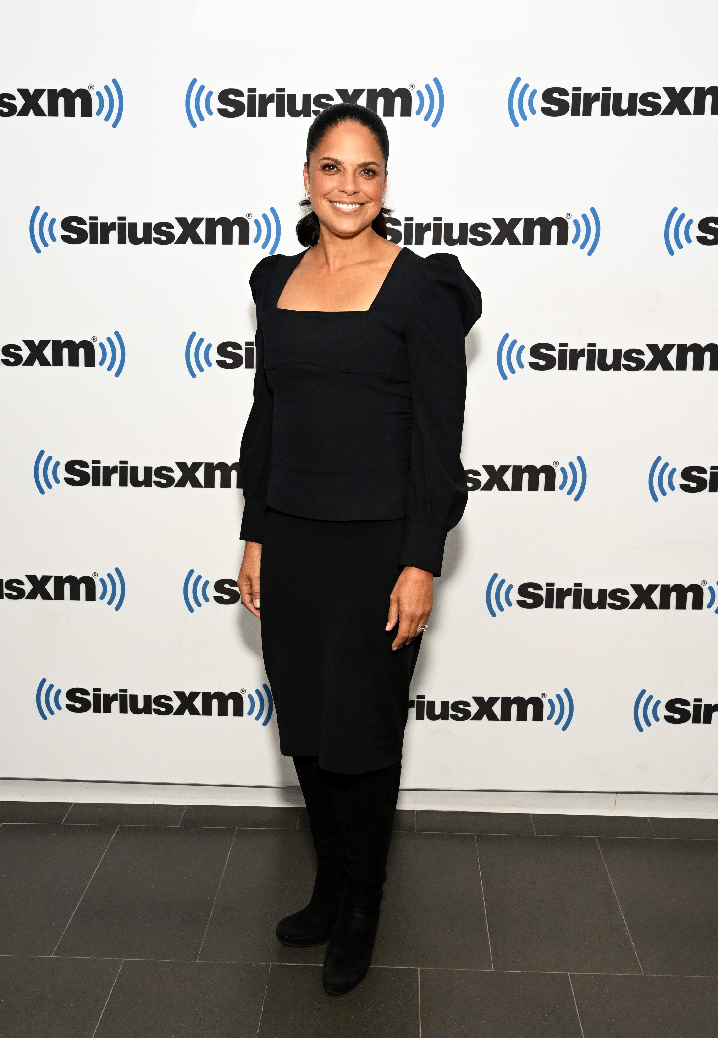 Soledad O'Brien, 18 Ekim 2022'de New York'ta SiriusXM Stüdyolarında |  Kaynak: Getty Images 