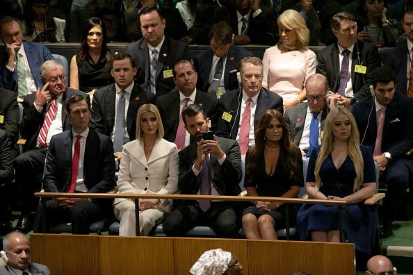 Ivanka Trump, Donald Trump Jr., Kimberly Guilfoyle and Tiffany Trump at the UN General Assembly meeting in New York | Photo: Getty Images