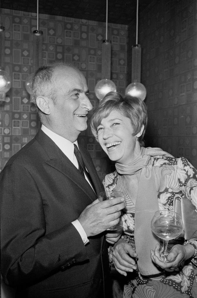 Louis de Funès et sa femme Jeanne Augustine Barthelemy | photo : Getty Images