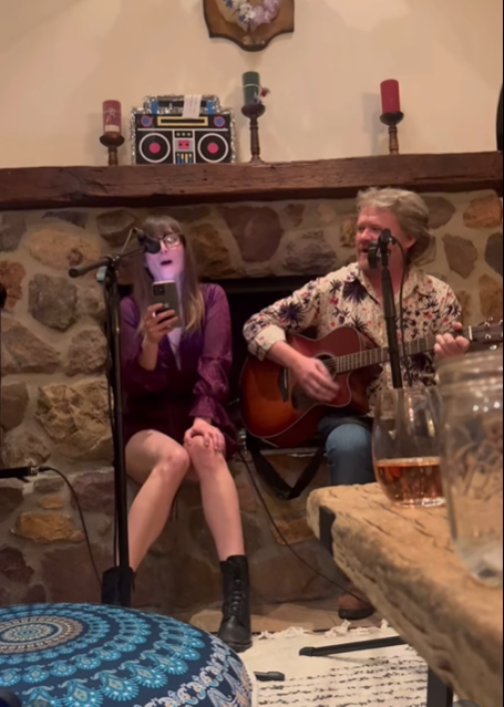 Heather McComb and Scott Michael Campbell sing together, seen in a post dated August 14, 2024 | Source: Instagram/heatmccomb