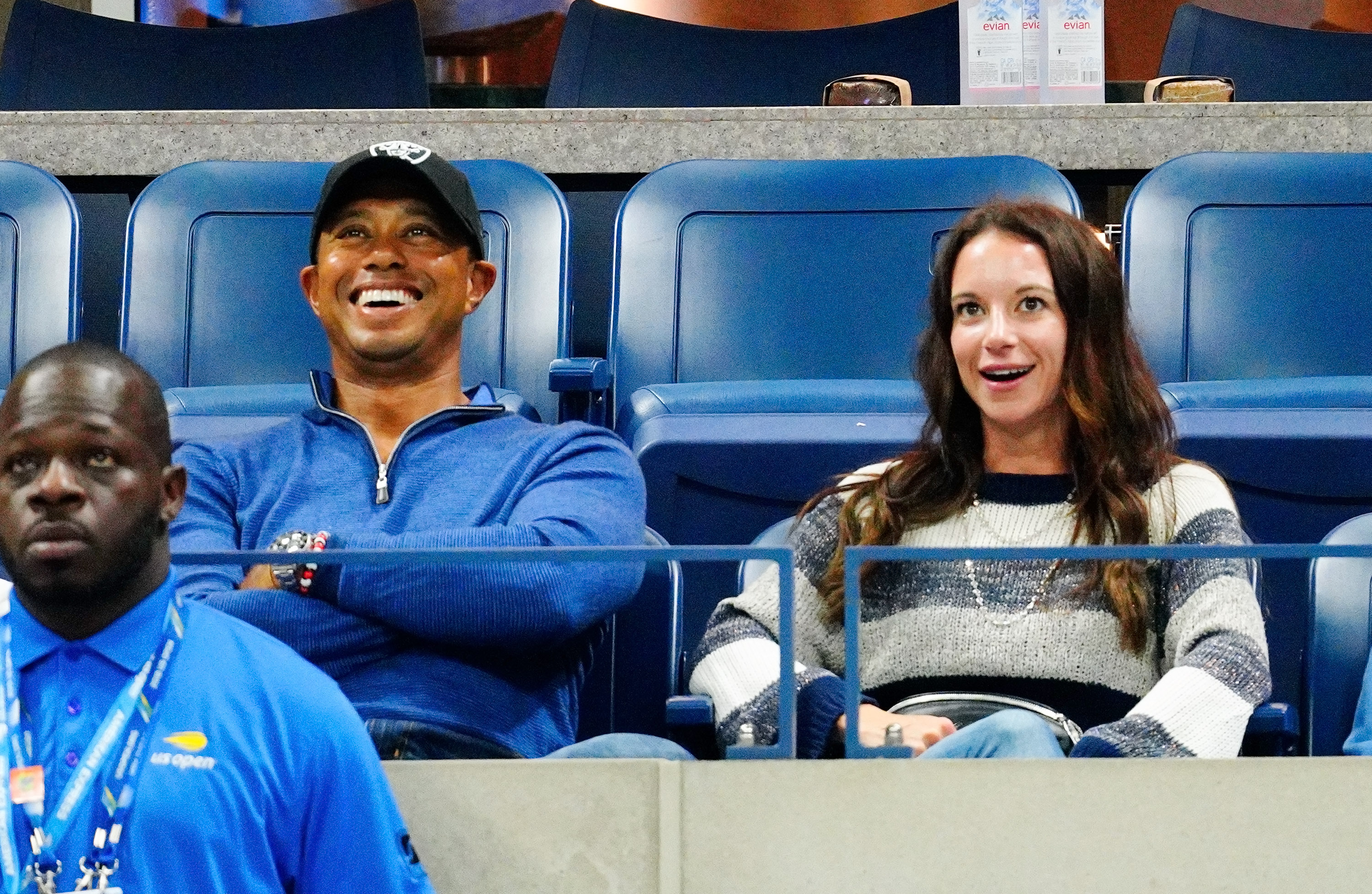 Tiger Woods and Erica Herman during the US Open in New York City on September 2, 2019. | Source: Getty Images