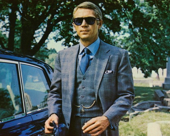 Steve McQueen in a publicity image issued for the film, 'The Thomas Crown Affair', USA in 1968. | Photo: Getty Images