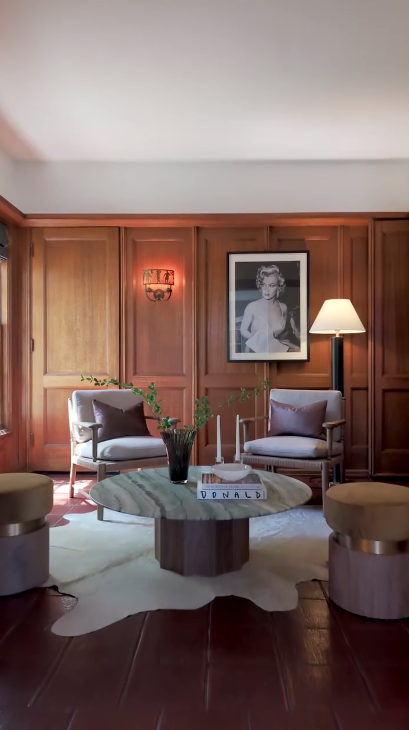 The portraits displayed in a few of the rooms give the area some jazz, but they're not prominent enough to make a buyer feel put off. | Source: Instagram/weahomes