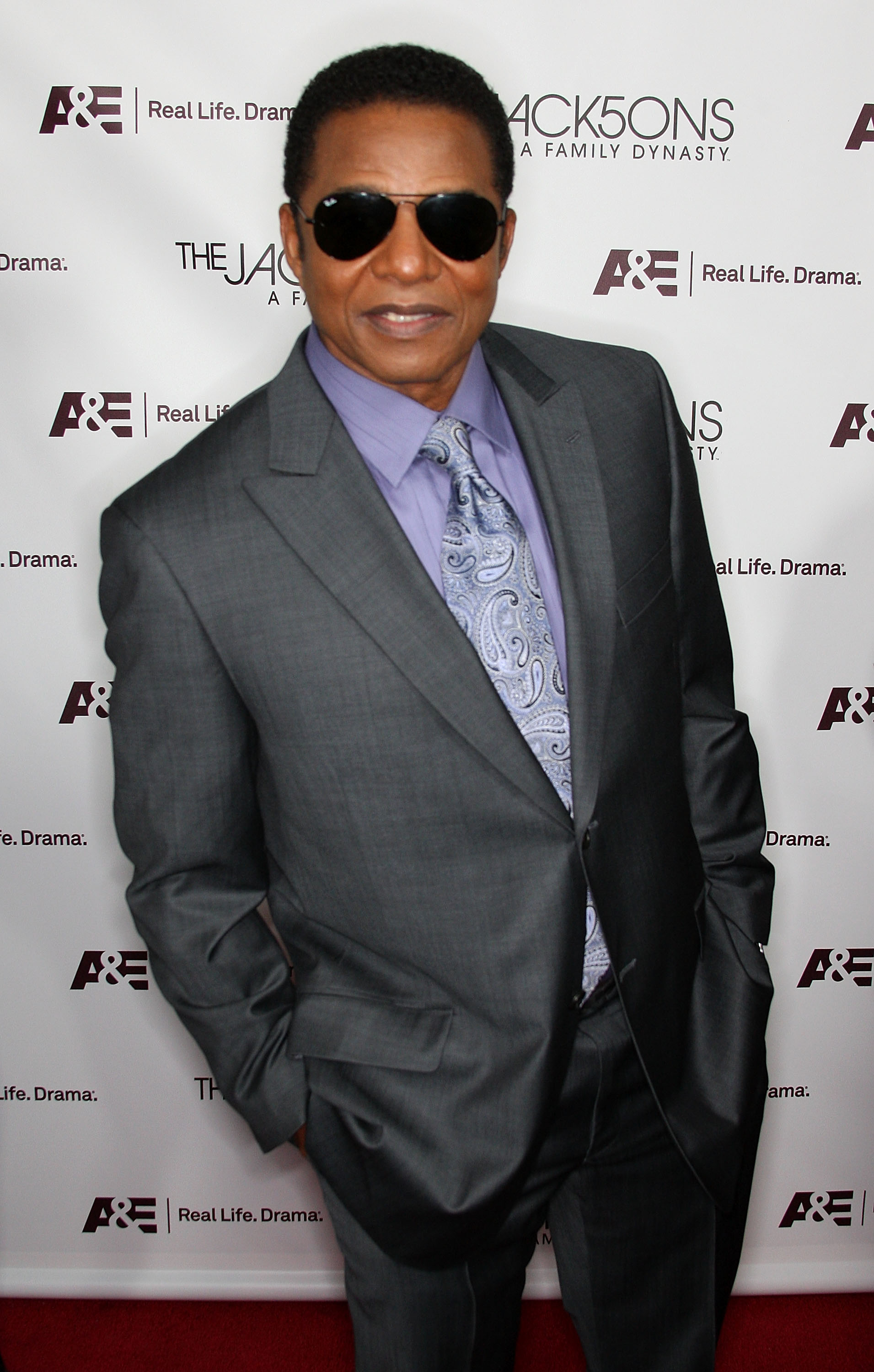 Jackie Jackson at the premiere of 